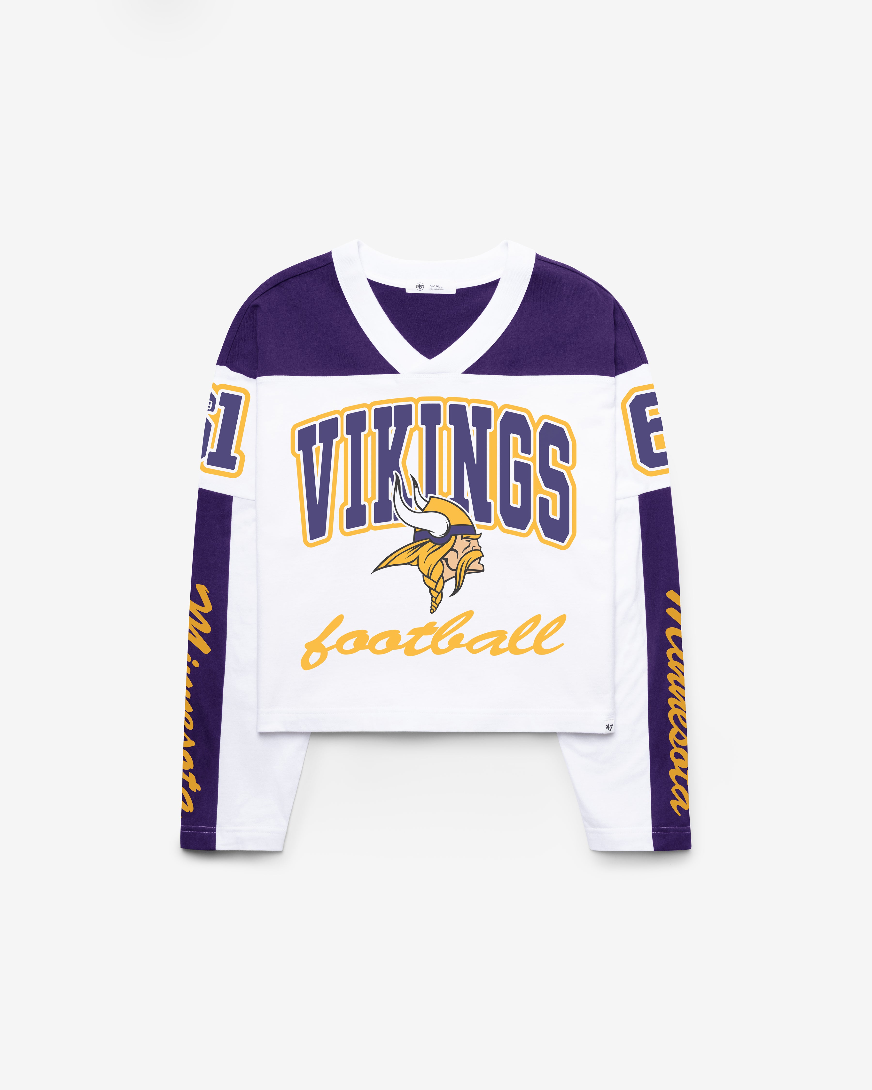 47-metro-jersey-tee-exclamation-t-shirt-vikings-wei-damen image 1