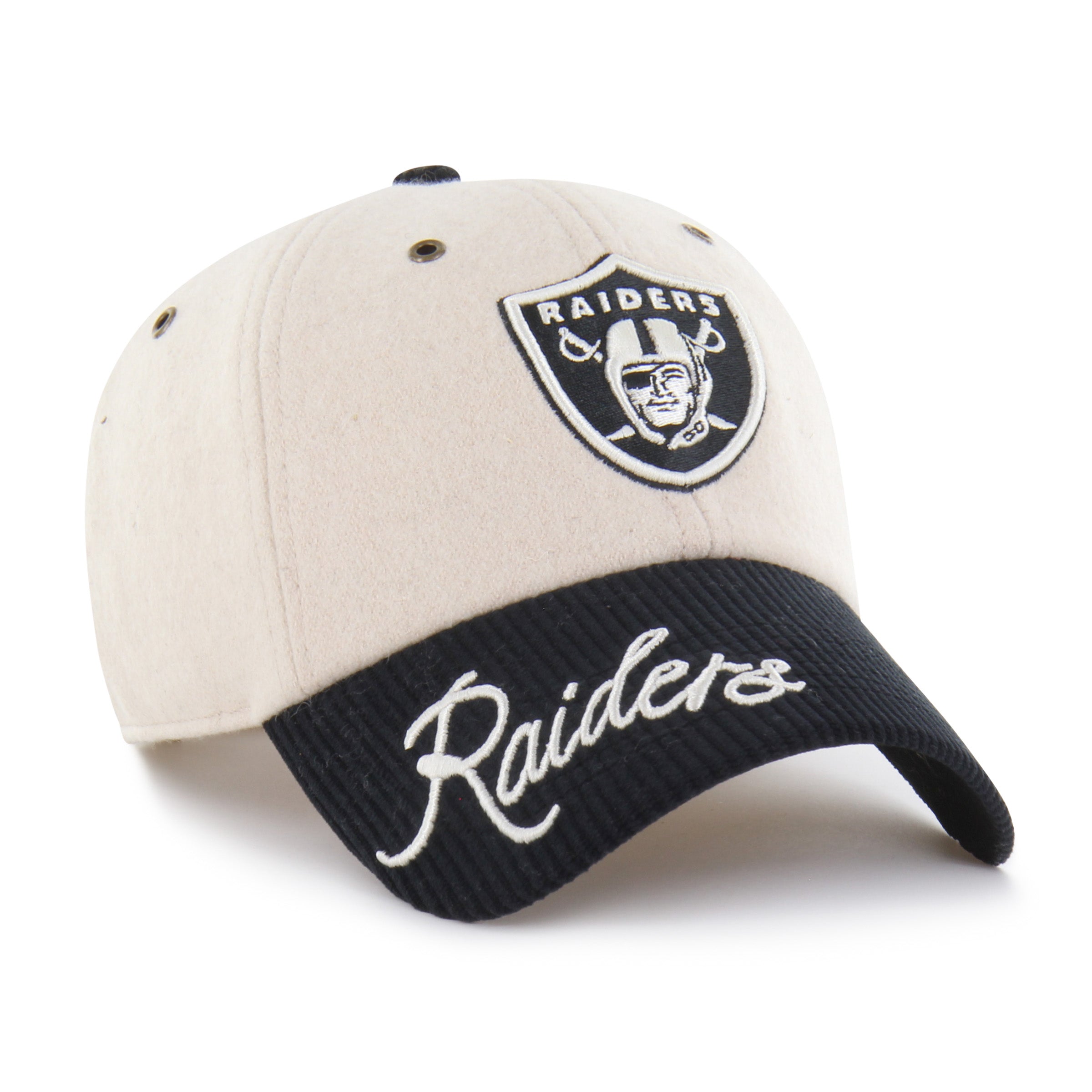 47-brand-raiders-rope-script-clean-up-cap-damen-natural image 1