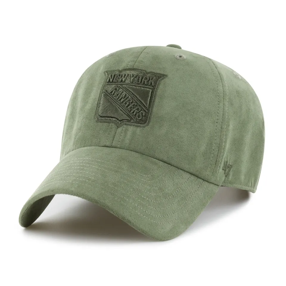 47-clean-up-new-york-rangers-cap-moss-suede image 1