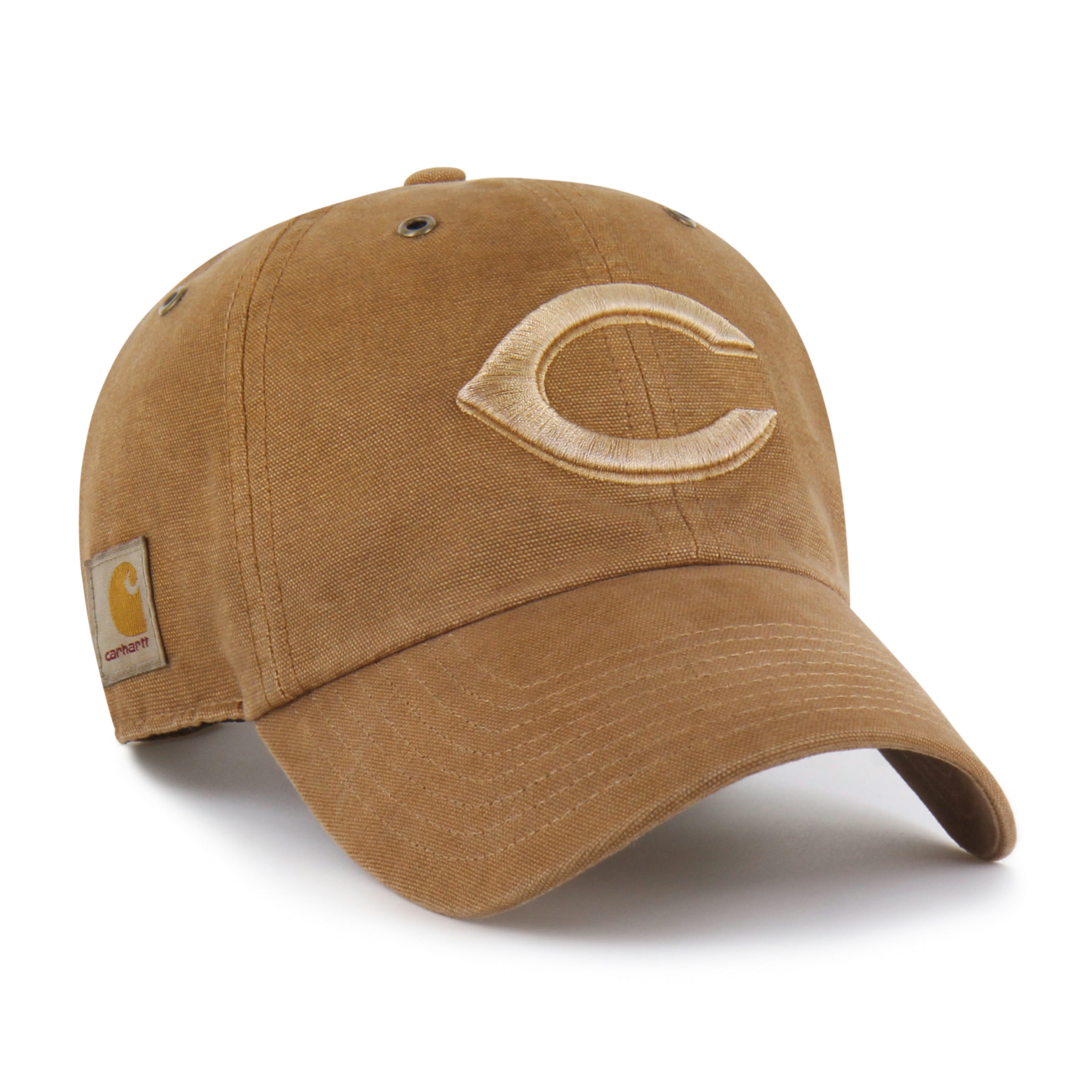 47-brand-cincinnati-reds-carhartt-clean-up-cap-braun-osfm image 1