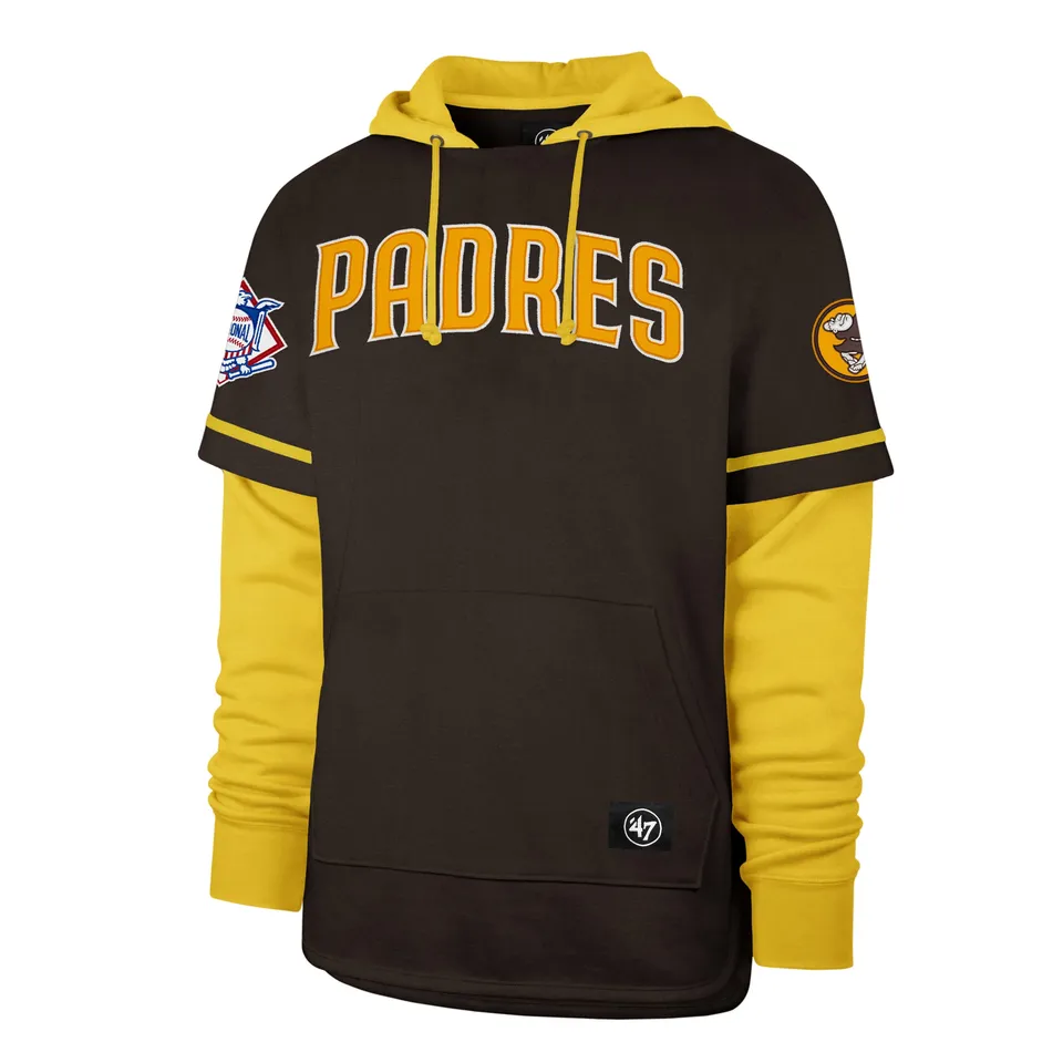 47-brand-trifecta-shortstop-pullover-hoodie-padres-braun image 1