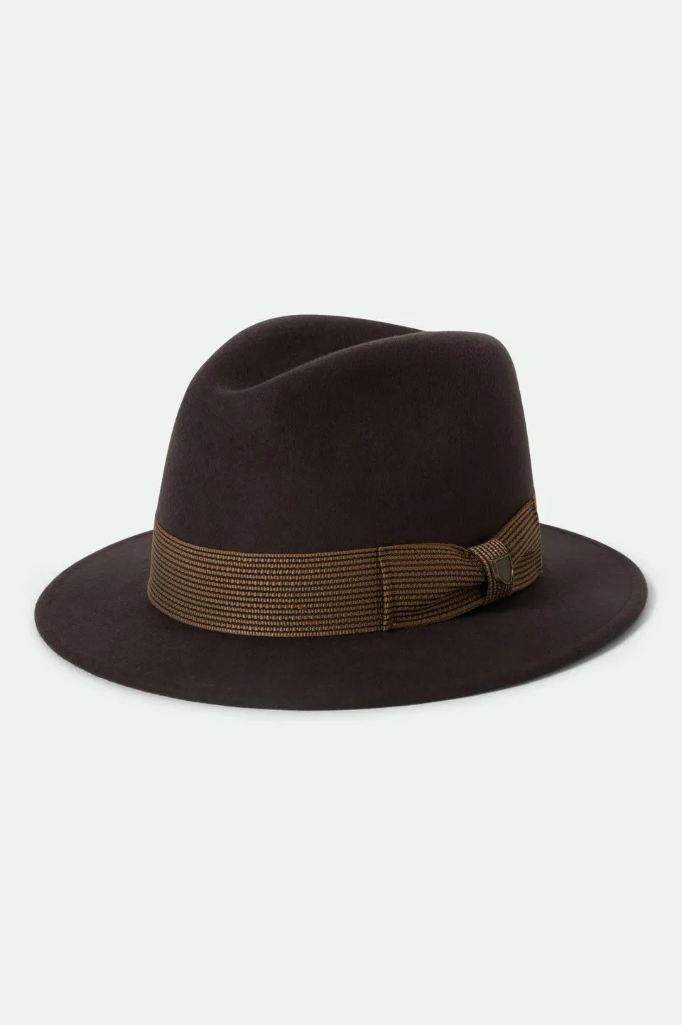 brixton-roma-fedora-hut-chocolate-bronze-wollfilz image 1