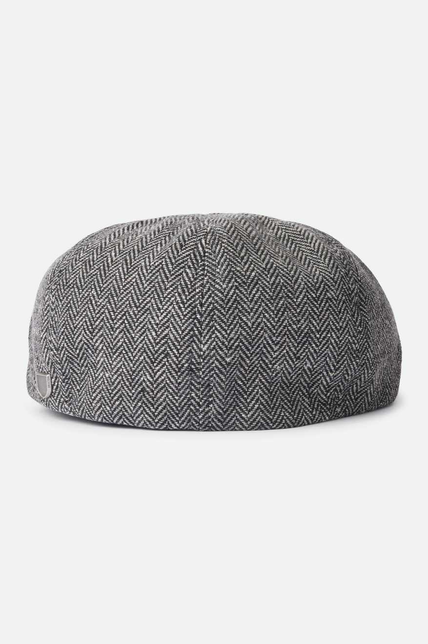 brixton-brood-newsboy-cap-grey-black-schieberm-tze image 5