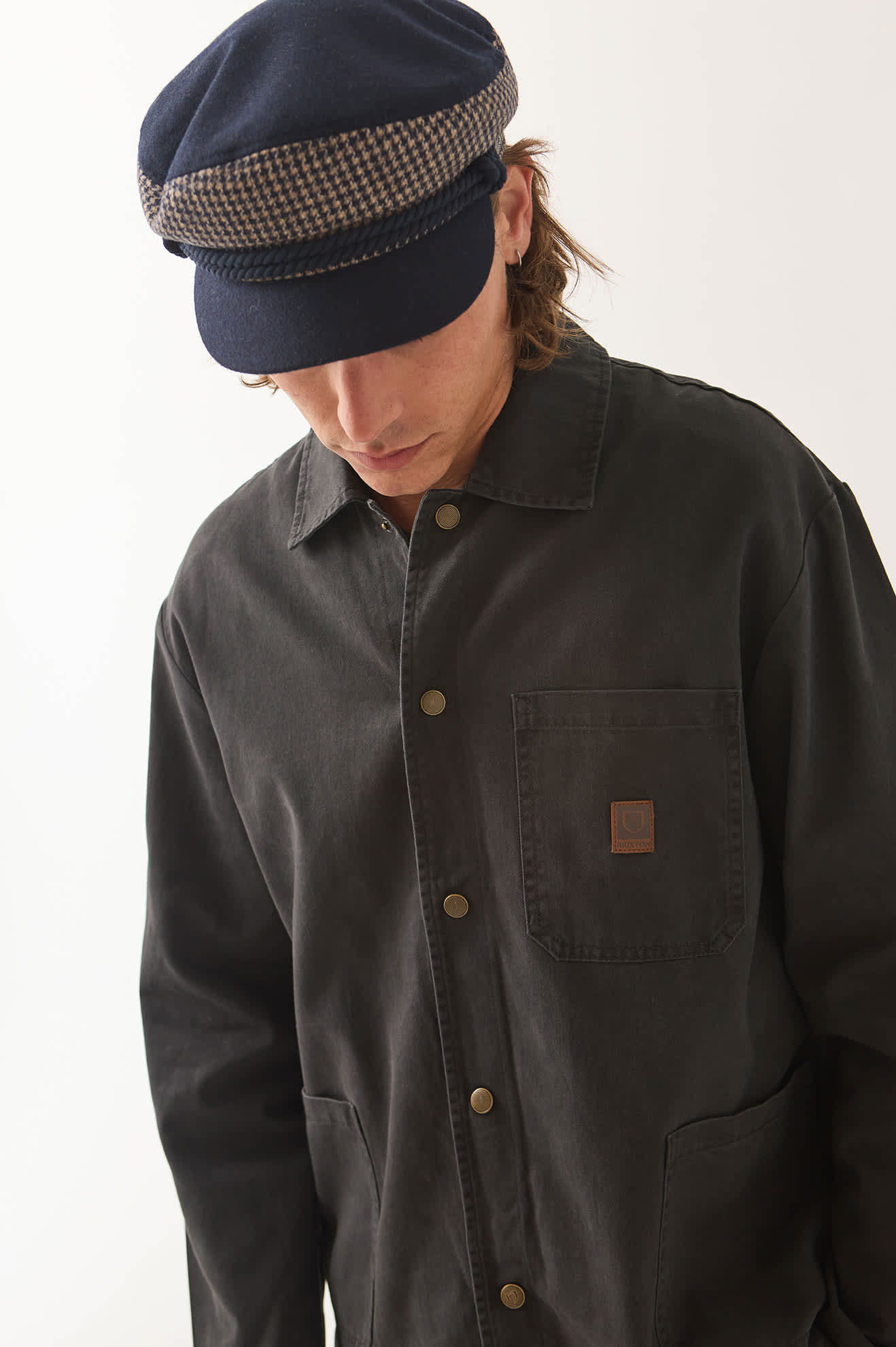 brixton-painters-jacket-washed-black-baumwolltwill image 4