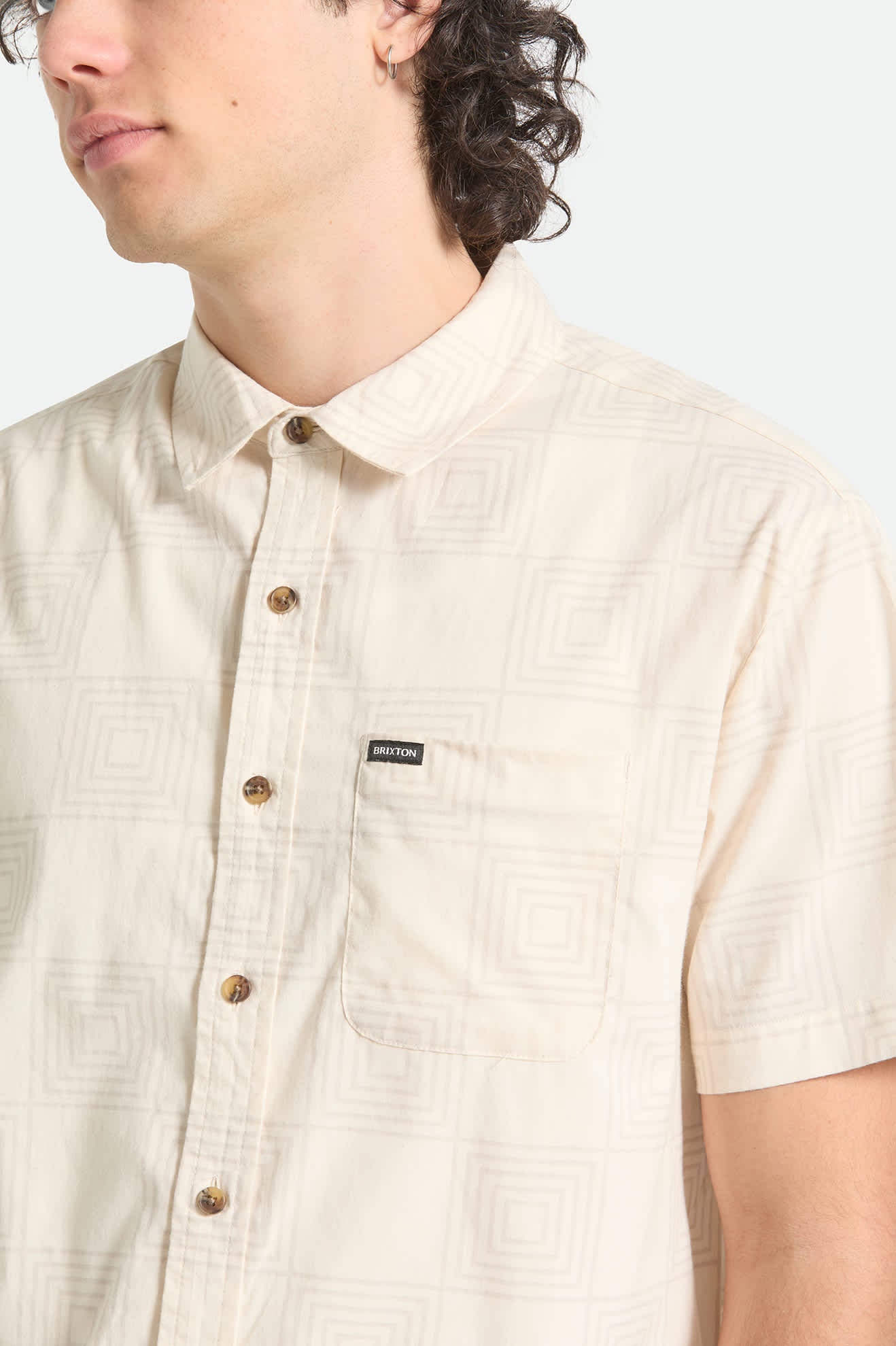 brixton-cru-print-kurzarm-hemd-whitecap-checker image 5