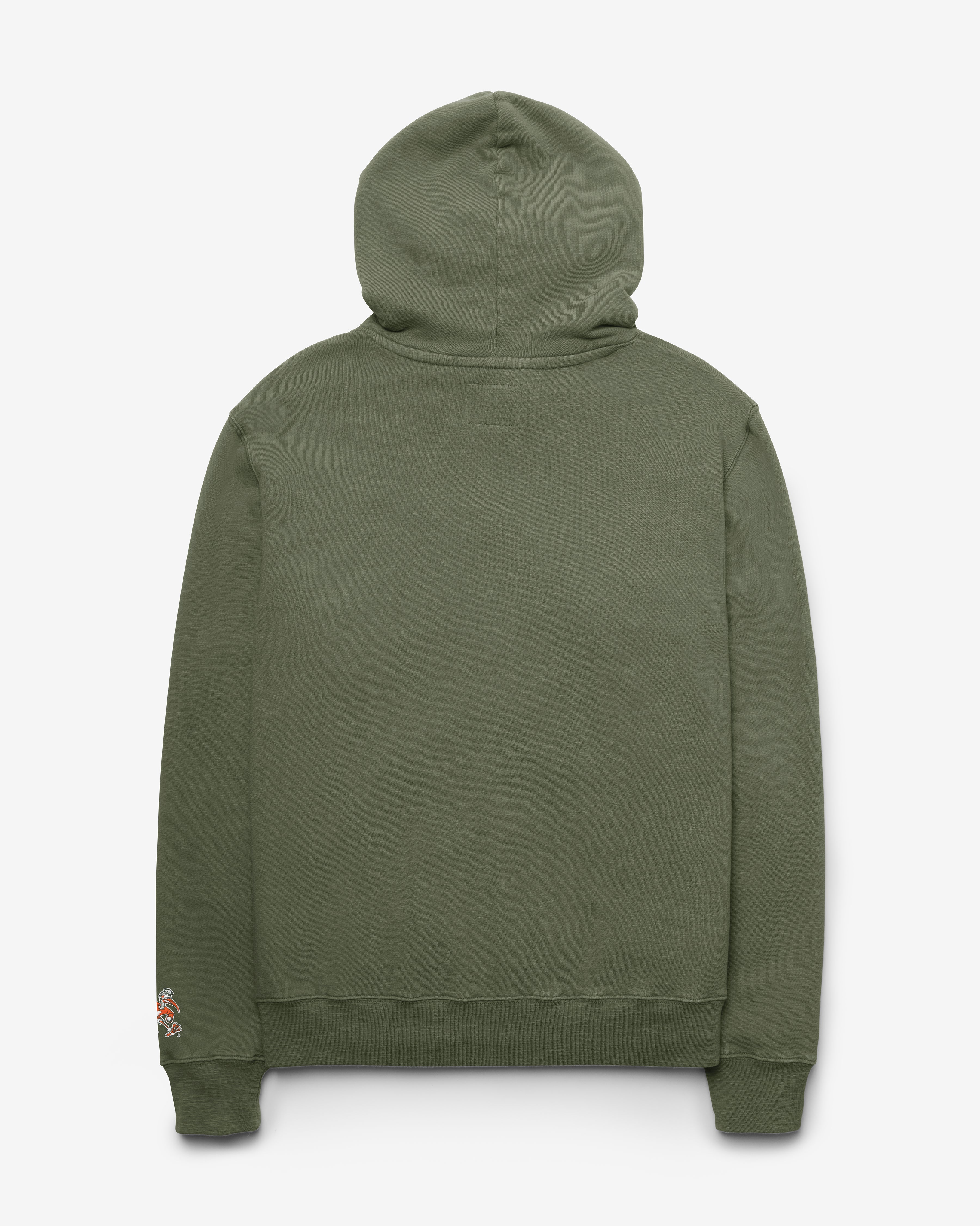 47-headline-crew-miami-hurricanes-hoodie-moss-vintage image 2
