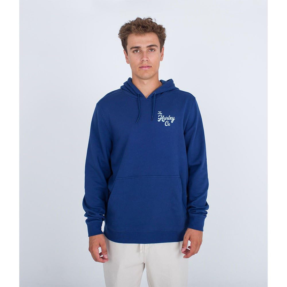 hurley-ukelele-fleece-hoodie-herren-blue-void-l image 2