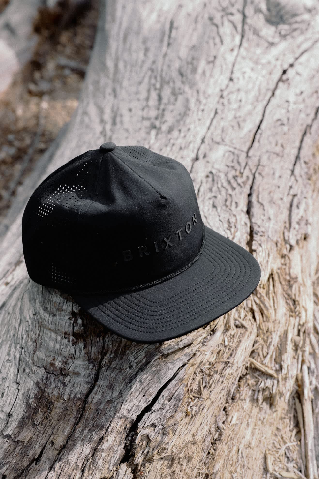 brixton-alpha-journey-cap-schwarz-verstellbar-polyester image 5