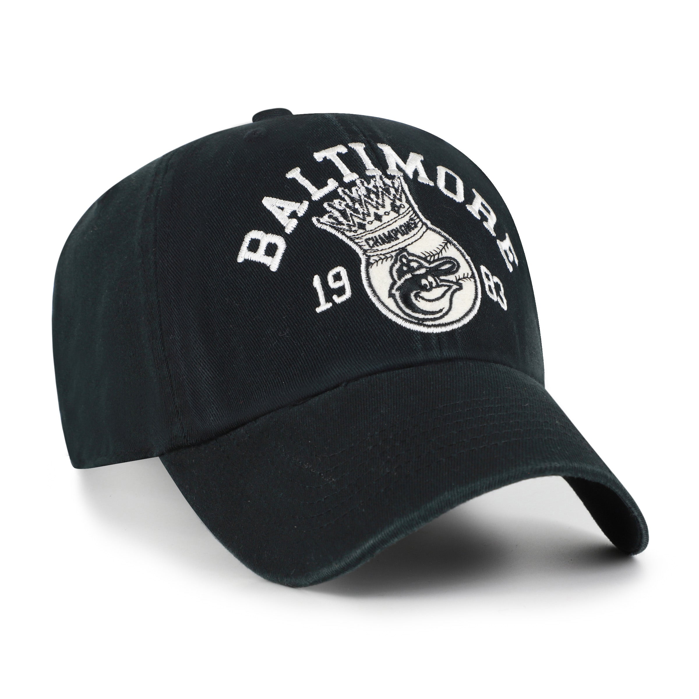 47-clean-up-baltimore-orioles-cap-schwarz-strapback image 3