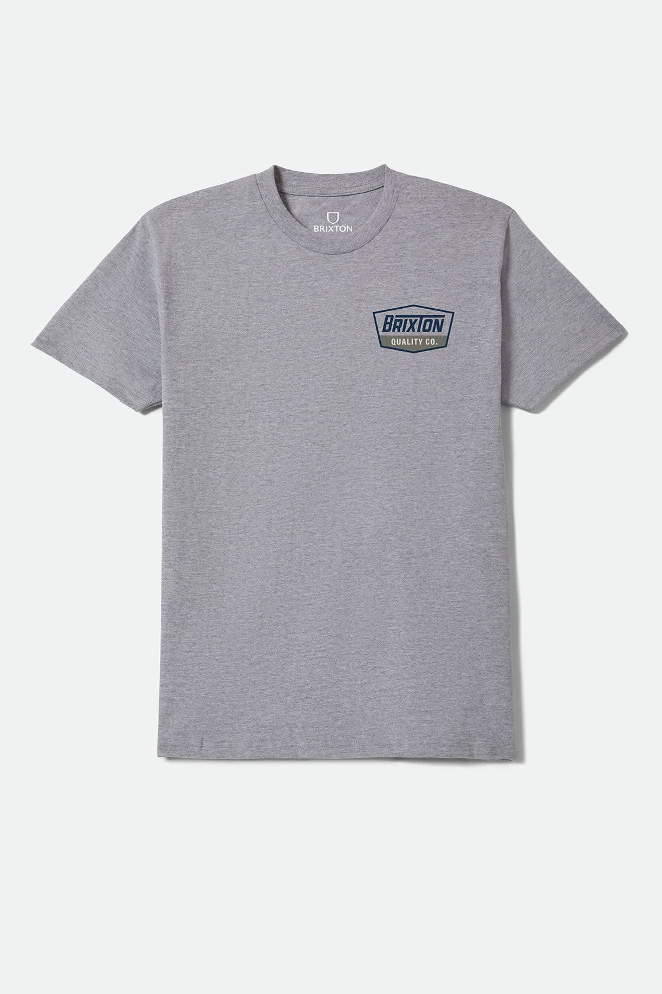brixton-regal-standard-t-shirt-heather-grey-navy-baumwolle image 1