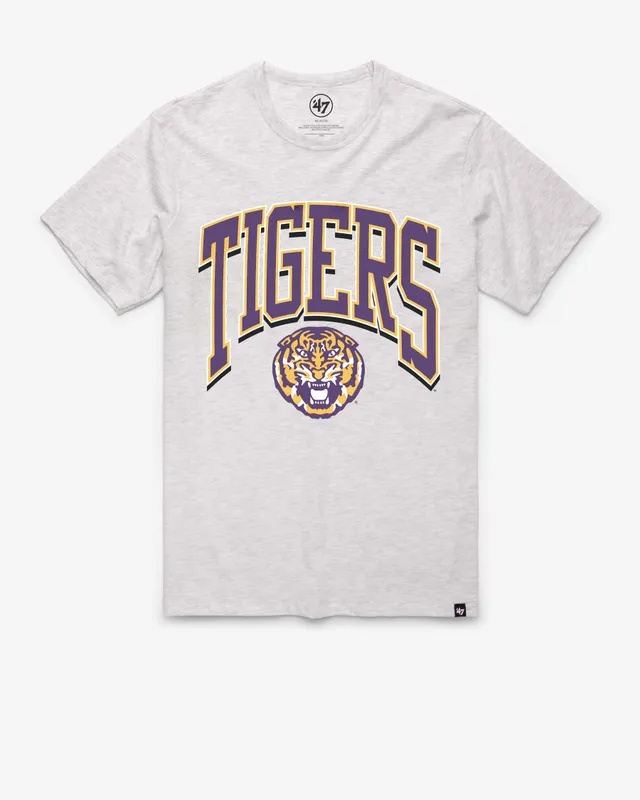 47-brand-47-franklin-tee-lsu-tigers-t-shirt-relay-grey-vintage image 1