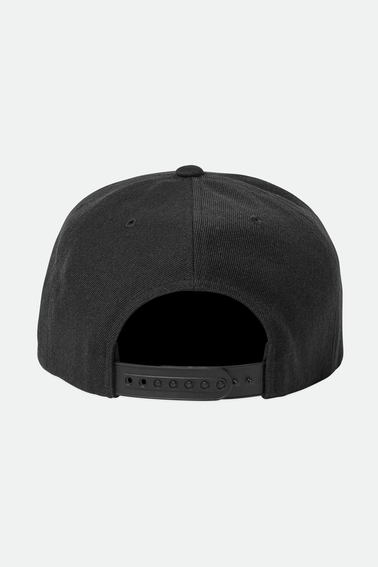 brixton-oath-iii-snapback-cap-schwarz-mit-patch image 2