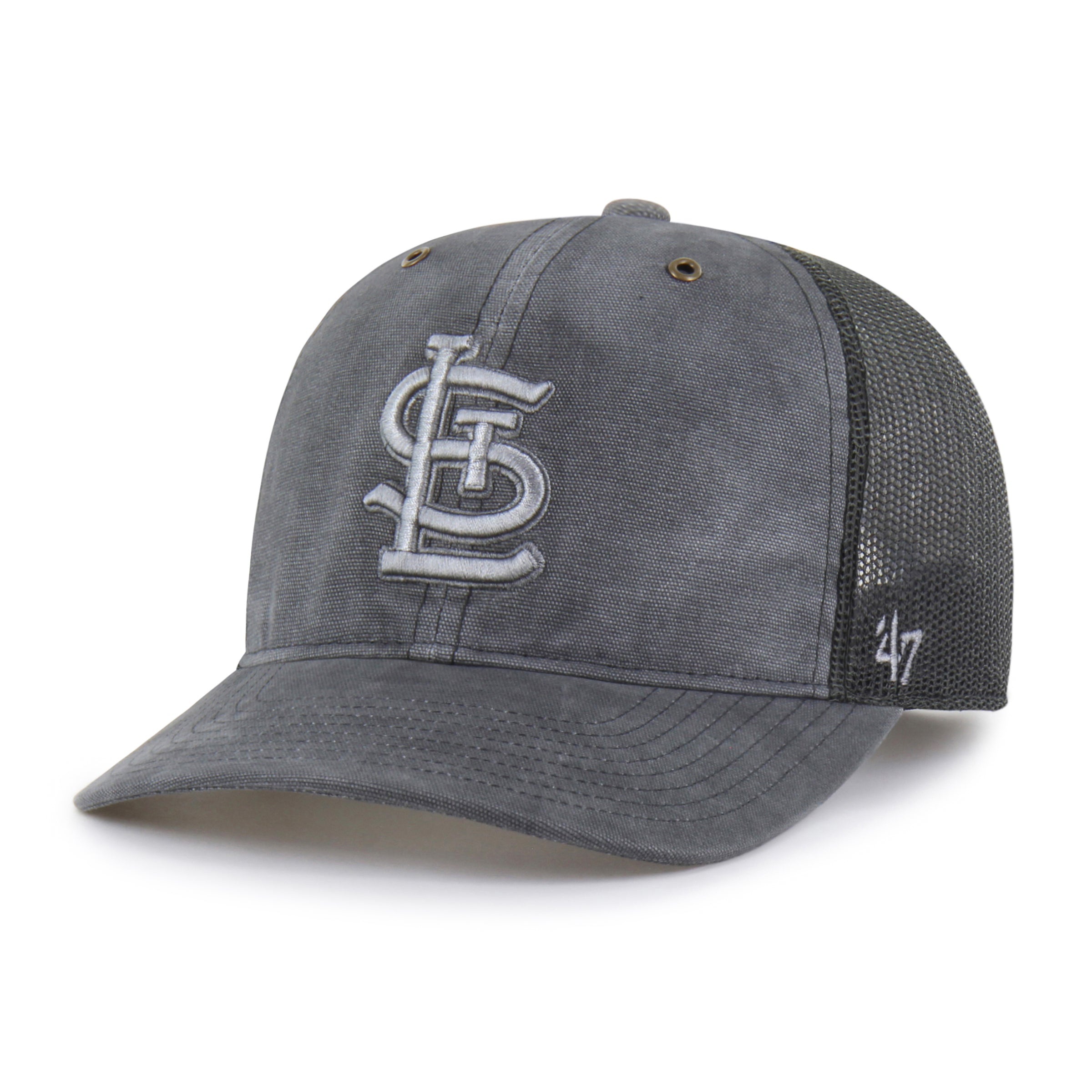 47-brand-47-trucker-st-louis-cardinals-cap-schwarz-mesh image 4