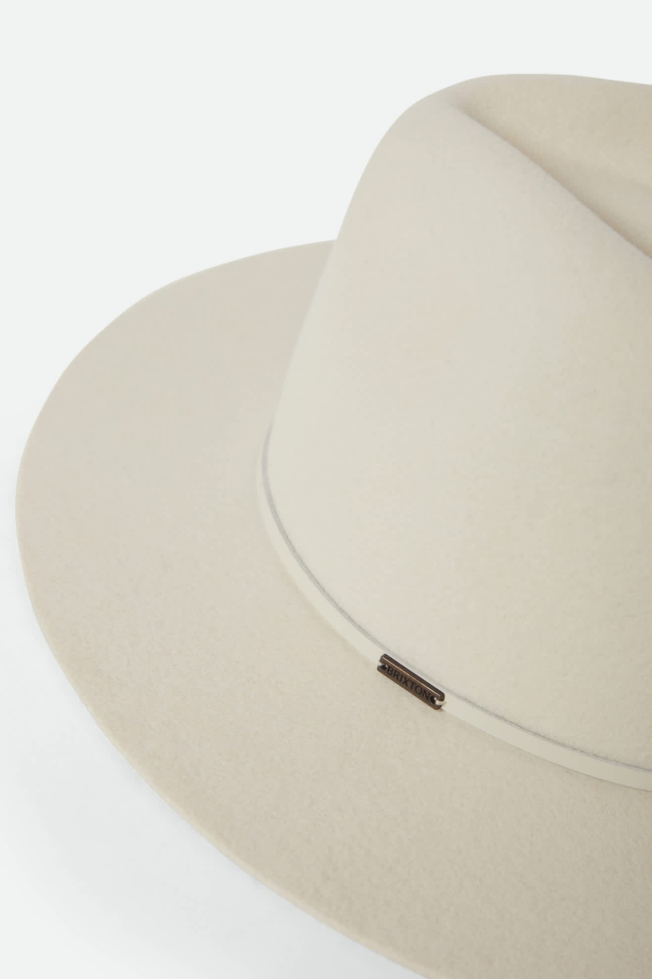 brixton-wesley-fedora-hut-off-white-wollfilz image 4