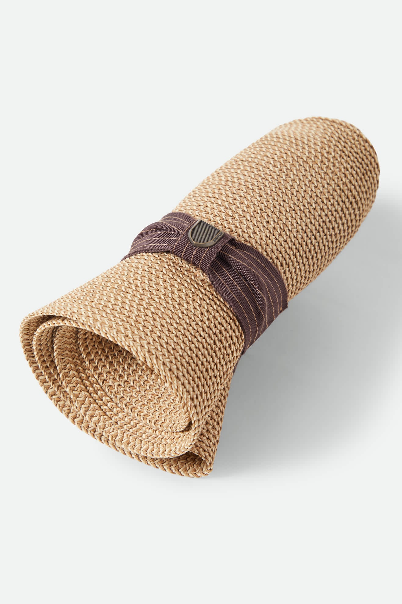 brixton-roma-fedora-strohhut-braun-packable image 6
