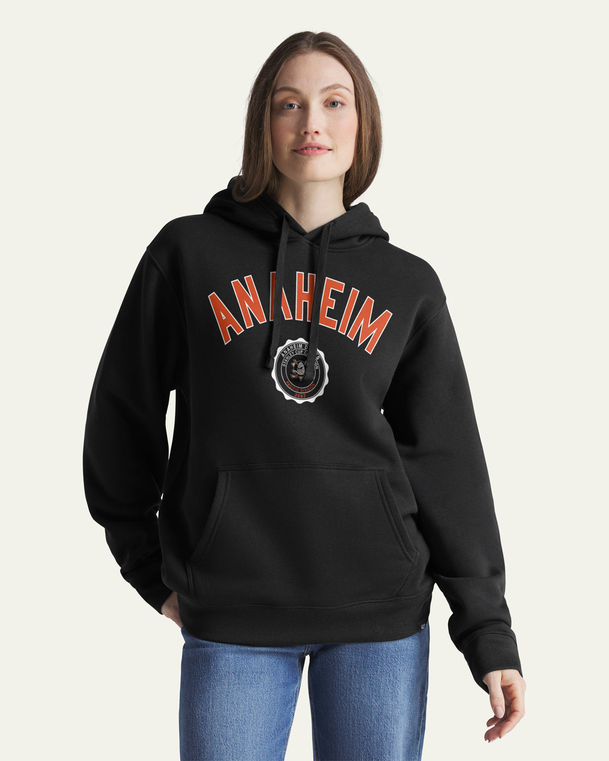 47-brand-anaheim-ducks-hoodie-schwarz-kapuzenpullover-nhl image 3