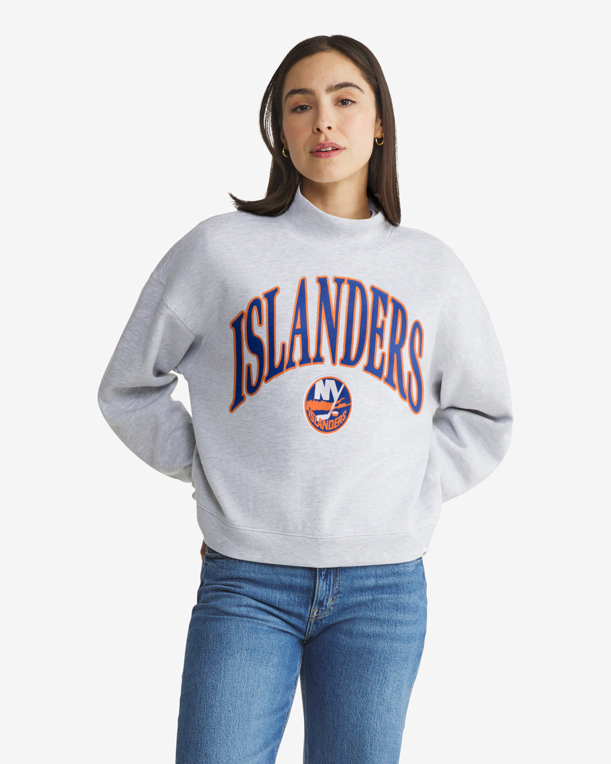 47-islanders-vantage-pullover-grau-damen image 1