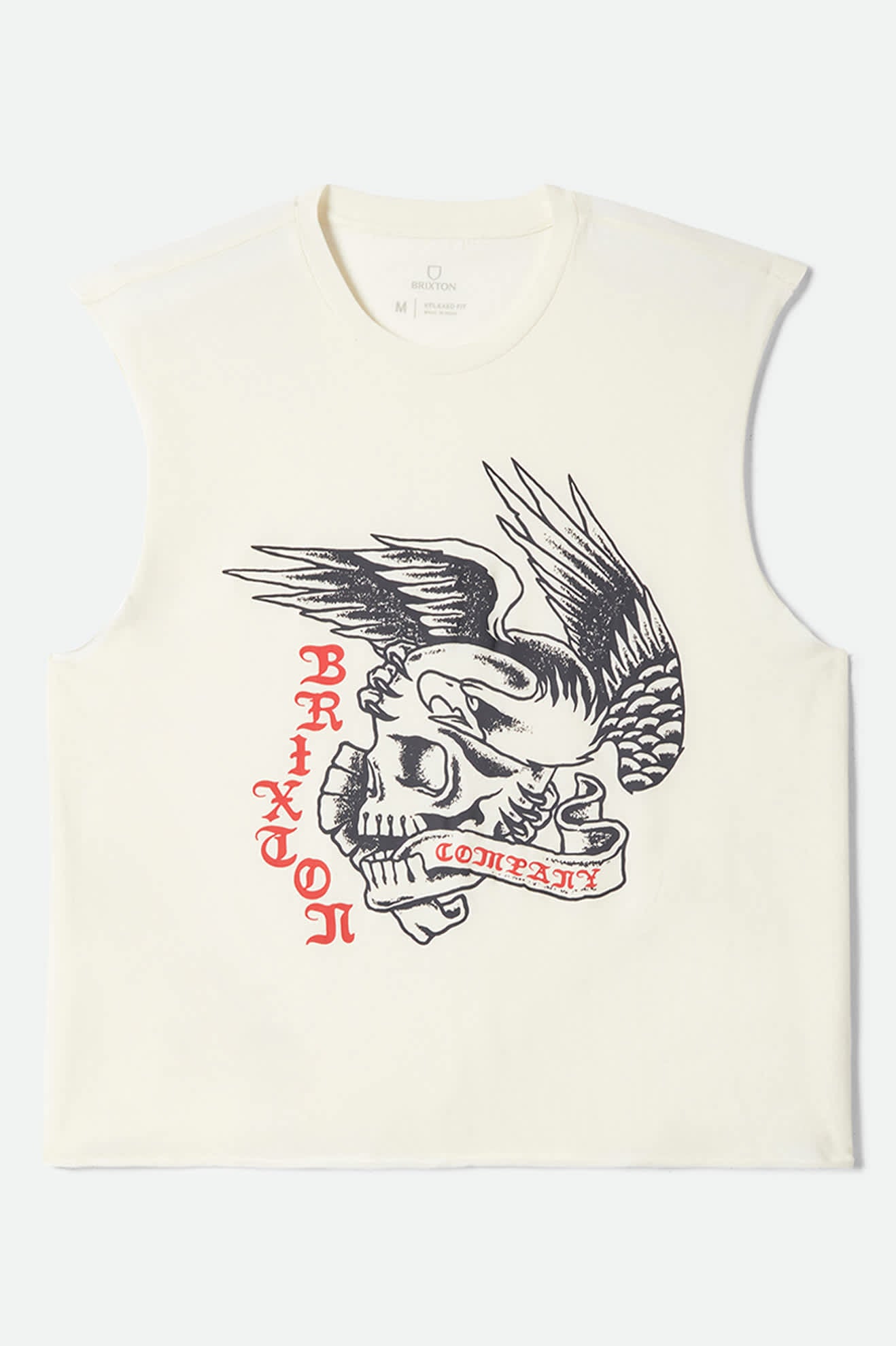 brixton-wolcott-boxy-muscle-tank-off-white-print image 1