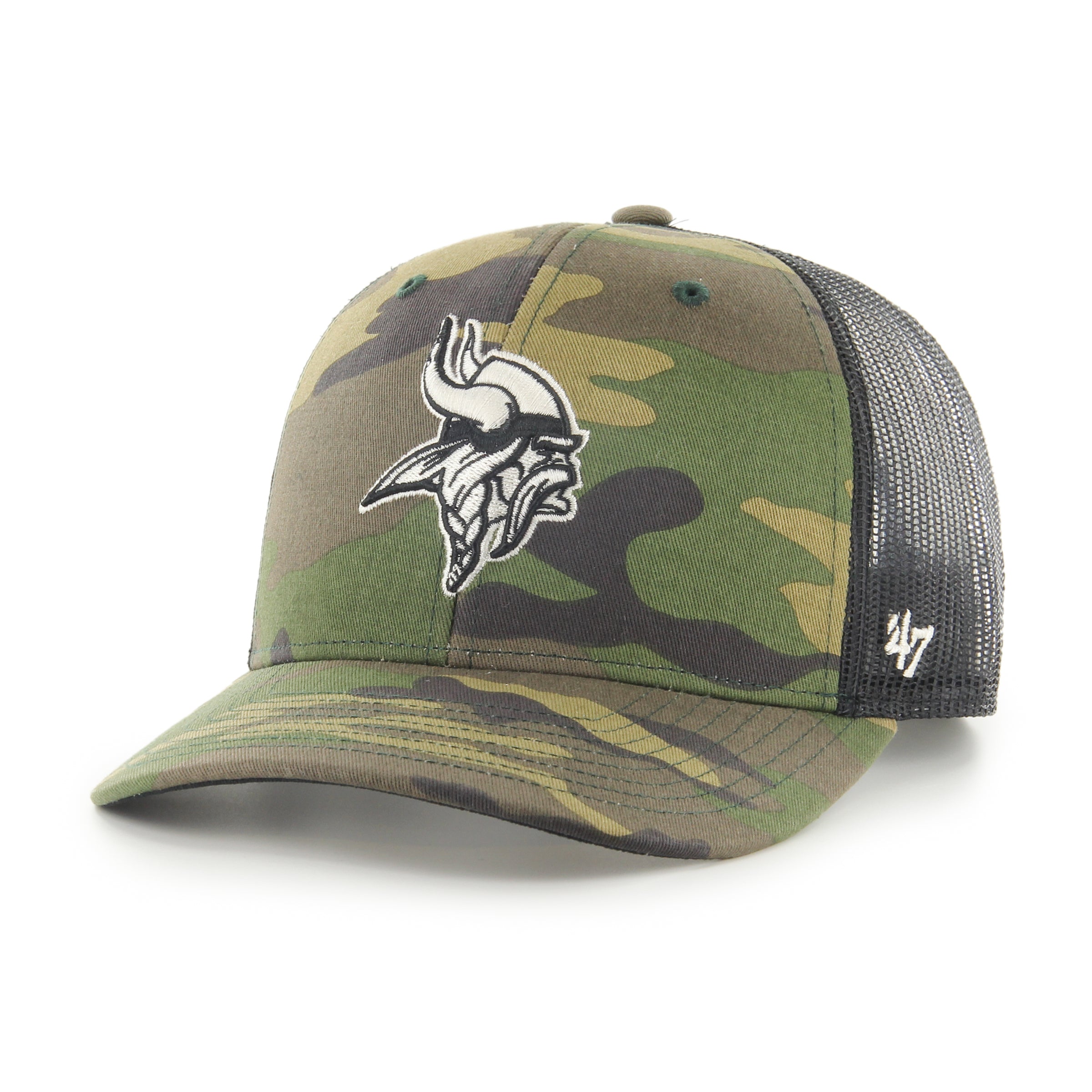 47-brand-trucker-minnesota-vikings-cap-camo-snapback-mesh image 1