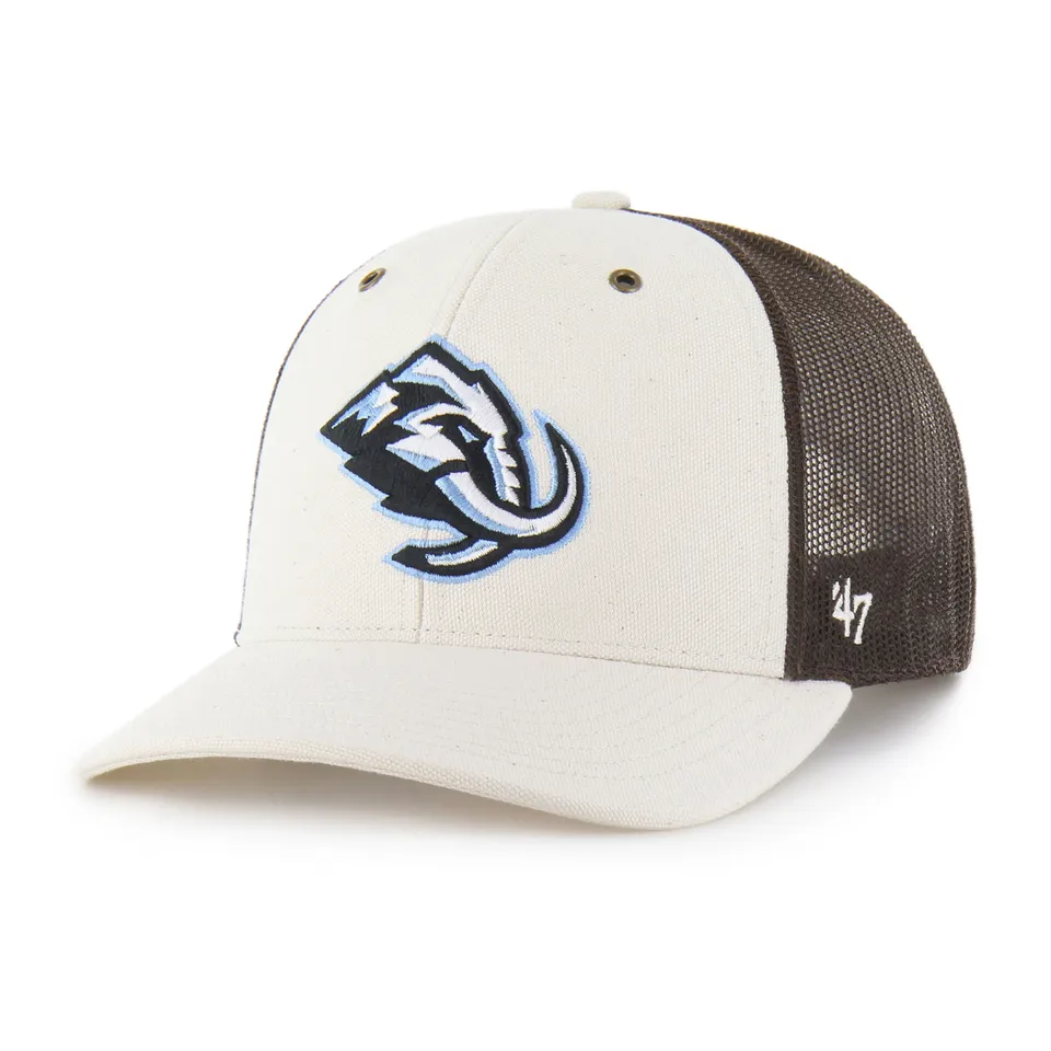 47-brand-utah-mammoth-trucker-cap-natural-carhartt-undyed image 1