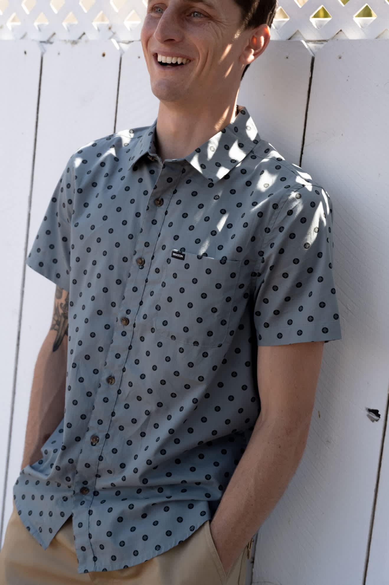 brixton-charter-print-shirt-micro-street-tile-herren image 7