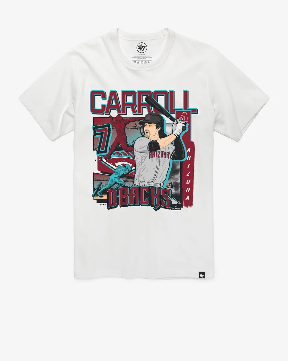 47-franklin-corbin-carroll-t-shirt-herren-white-wash image 1