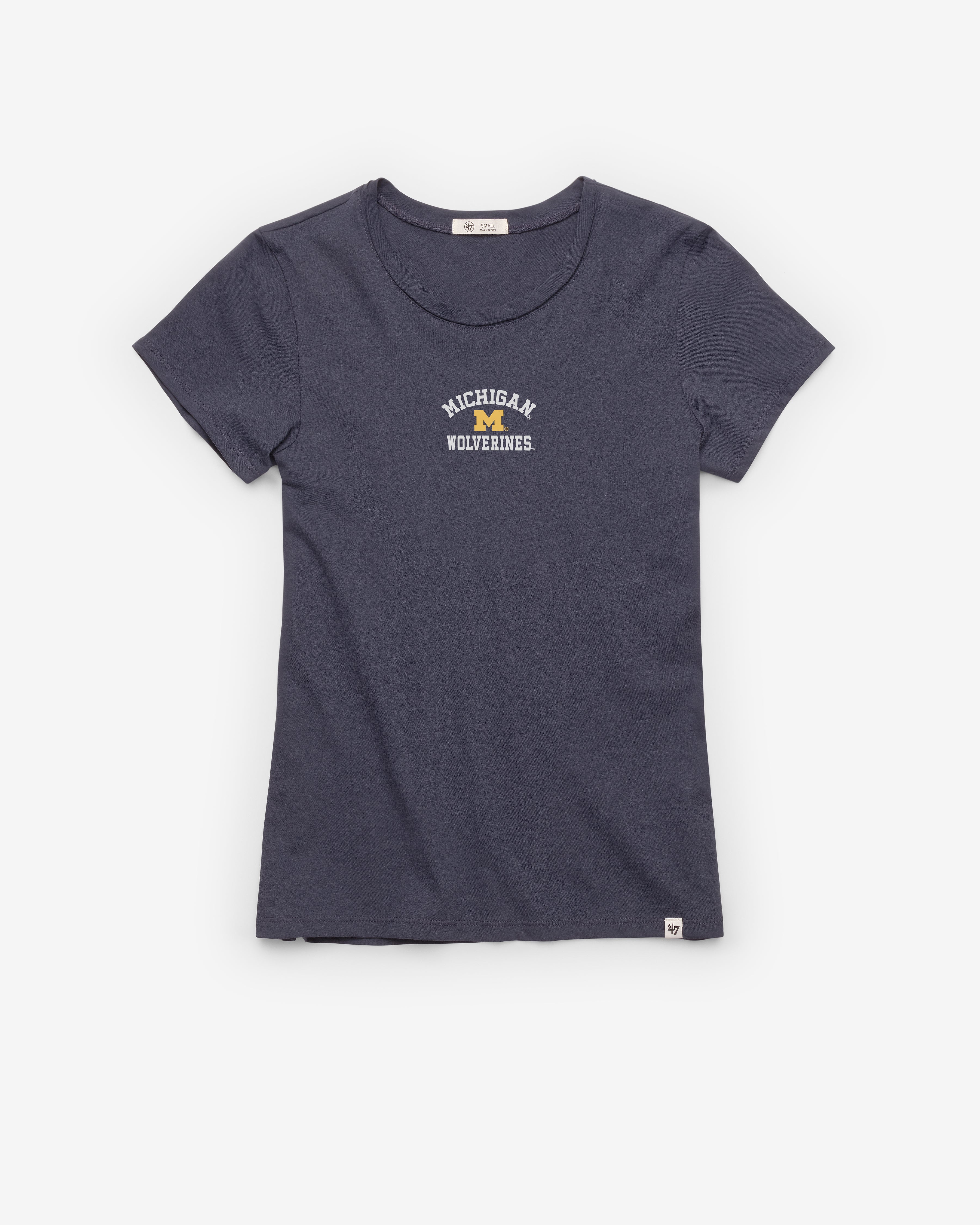 47-brand-frankie-michigan-wolverines-tee-atlas-blue image 1