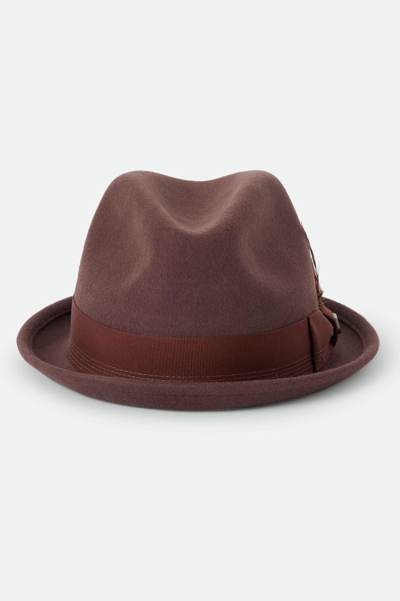 brixton-gain-fedora-hut-chestnut-braun-herren image 6