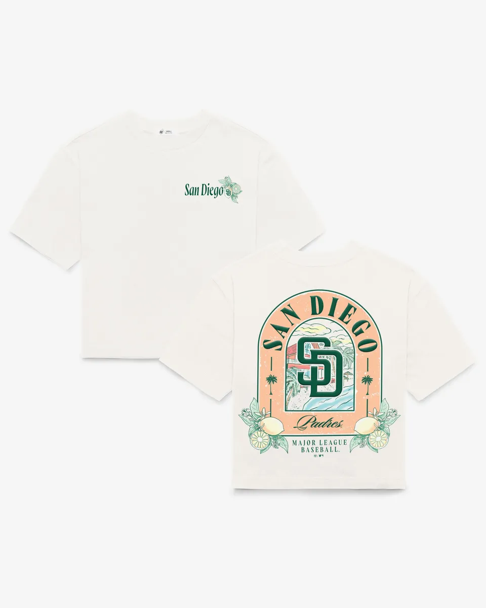 47-reed-city-san-diego-padres-t-shirt-sandstone-damen image 1