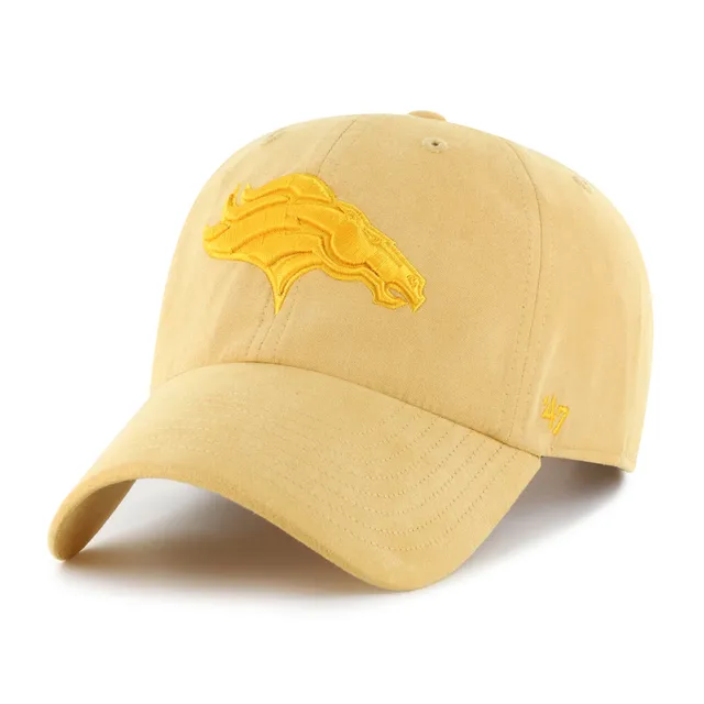 47-brand-clean-up-denver-broncos-cap-gold-osf-suede image 1