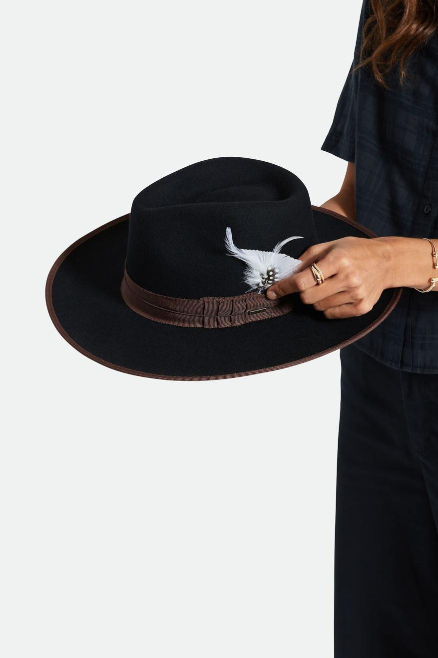 brixton-hat-feather-hutfeder-white-black-naturfeder-hut-accessoire image 2