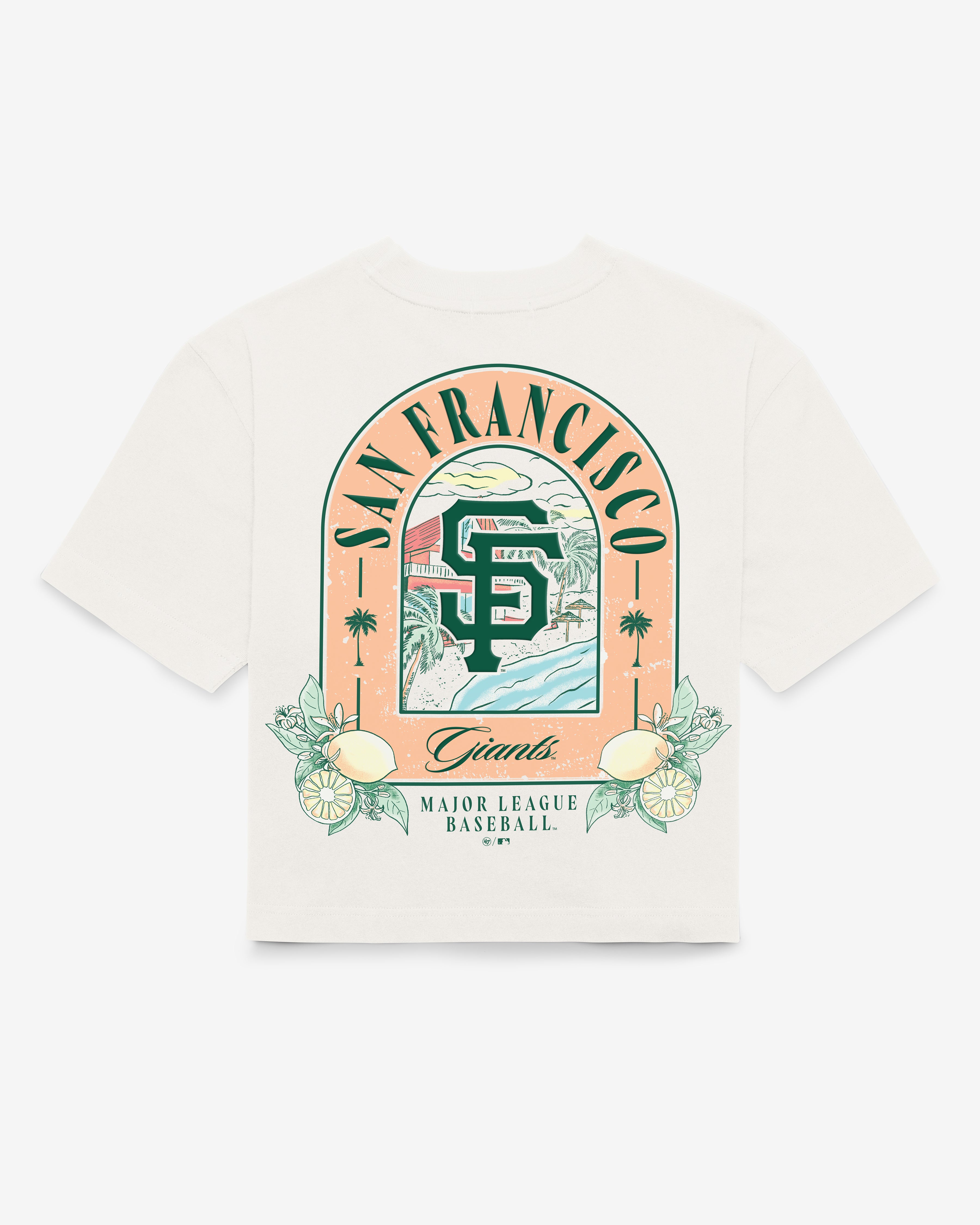 47-brand-reed-city-giants-t-shirt-sandstone-damen-cropped image 3