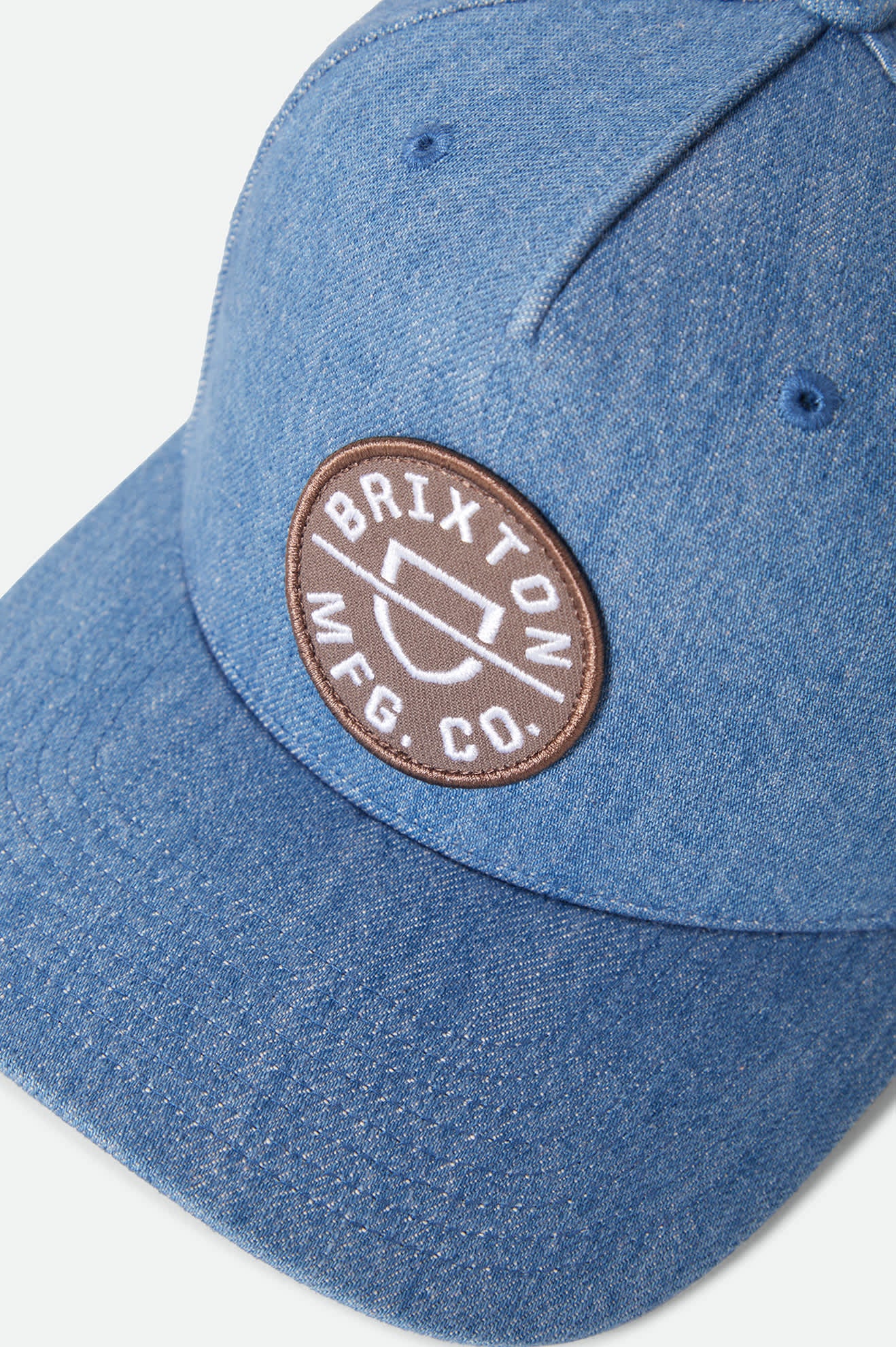 brixton-crest-netplus-snapback-medium-rinse-denim image 3