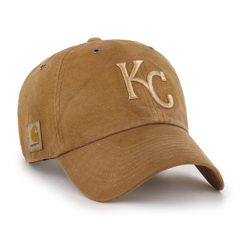 47-clean-up-kansas-city-royals-cap-braun-carhartt-canvas image 1