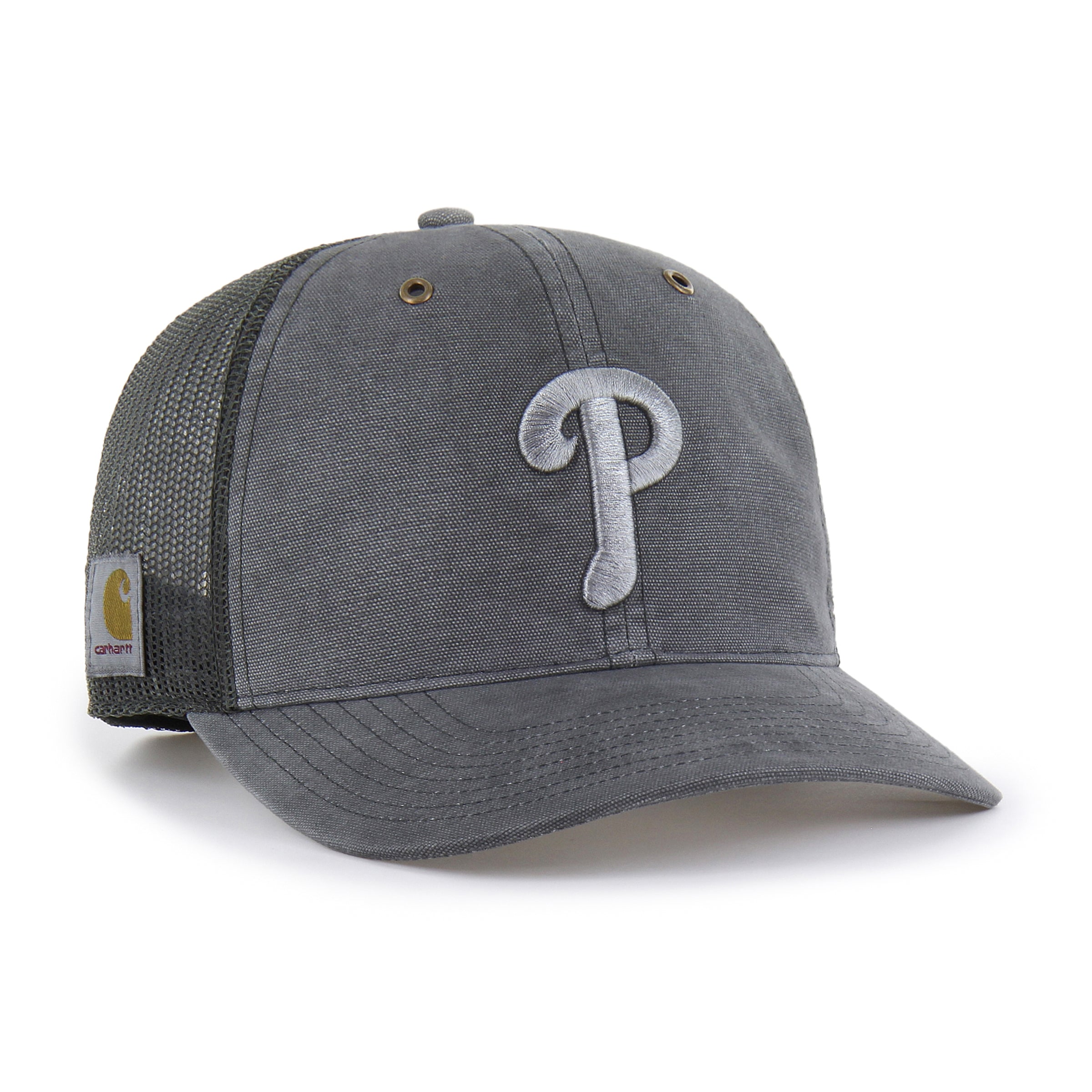 47-brand-philadelphia-phillies-carhartt-trucker-cap-schwarz-snapback image 1