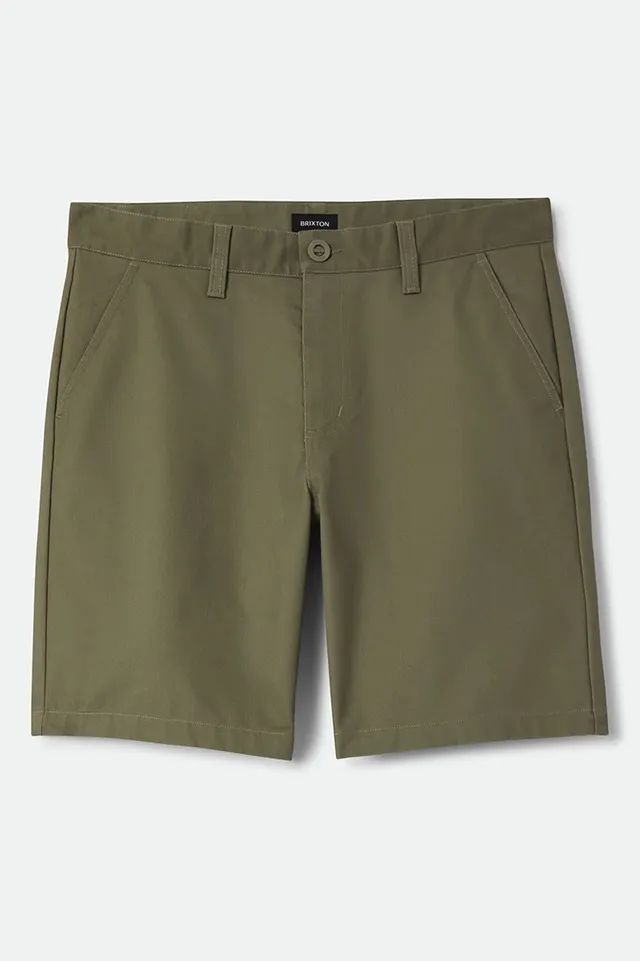 brixton-santo-chino-short-olive-surplus-stretch image 1