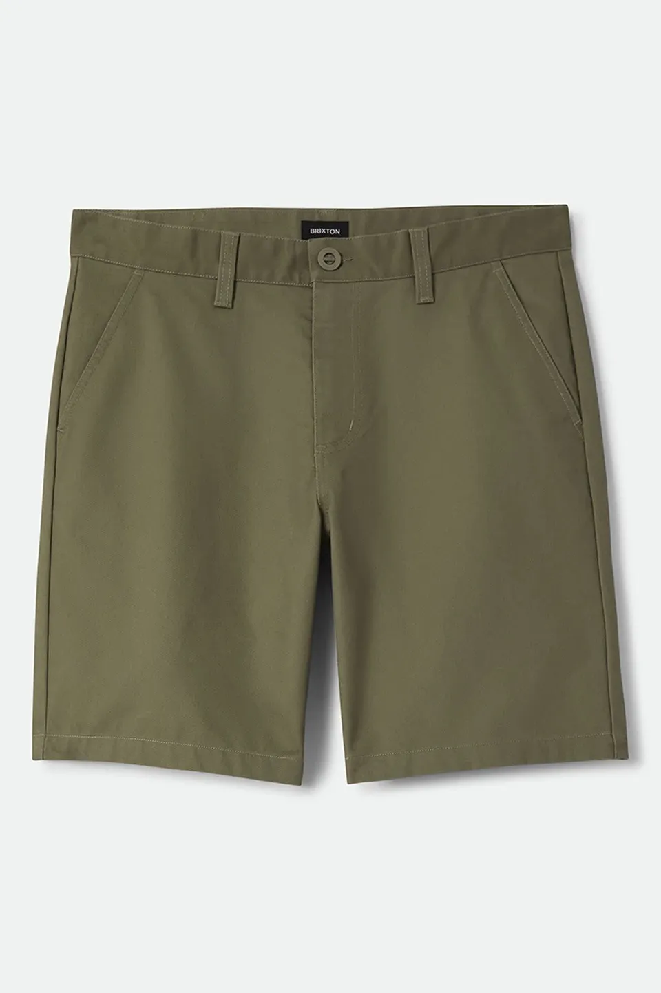 brixton-santo-chino-short-olive-surplus-stretch image 1