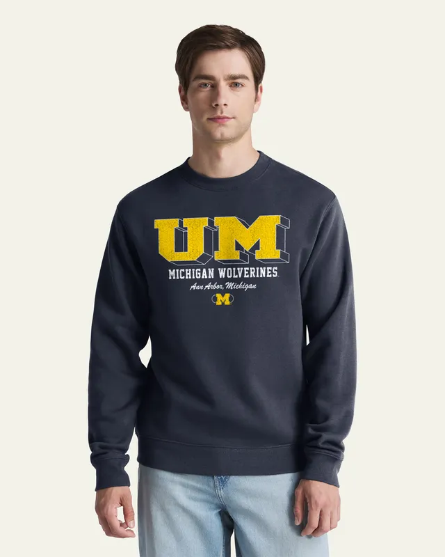 47-brand-michigan-everyday-crew-sweatshirt-navy-herren image 1
