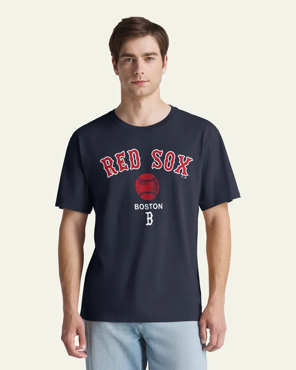47-brand-boston-red-sox-play-block-everyday-t-shirt-navy image 1