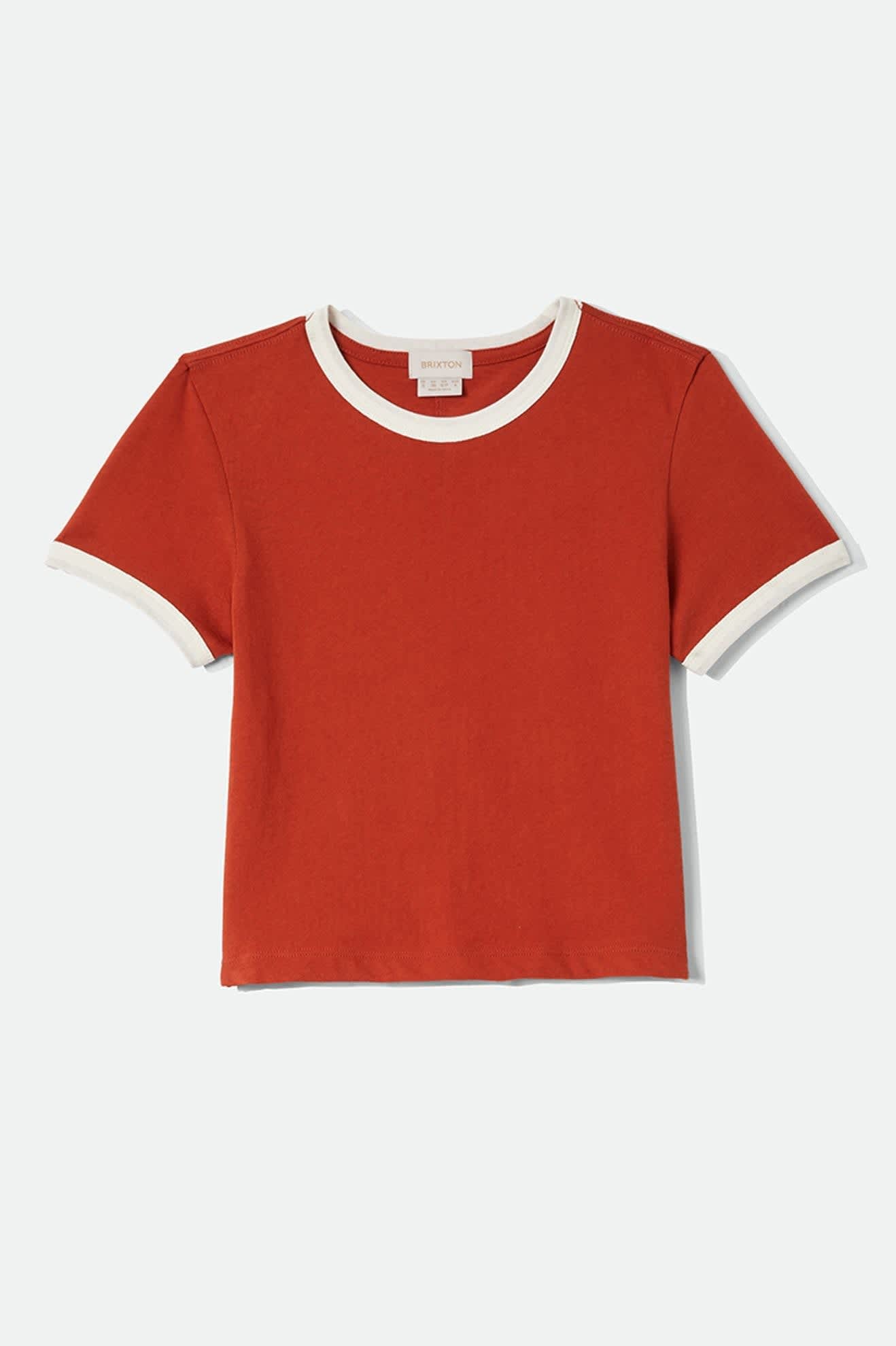 brixton-carefree-23061-ringer-t-shirt-rost-off-white-bio image 2