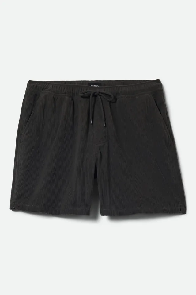 brixton-everyday-corduroy-short-vintage-black image 1