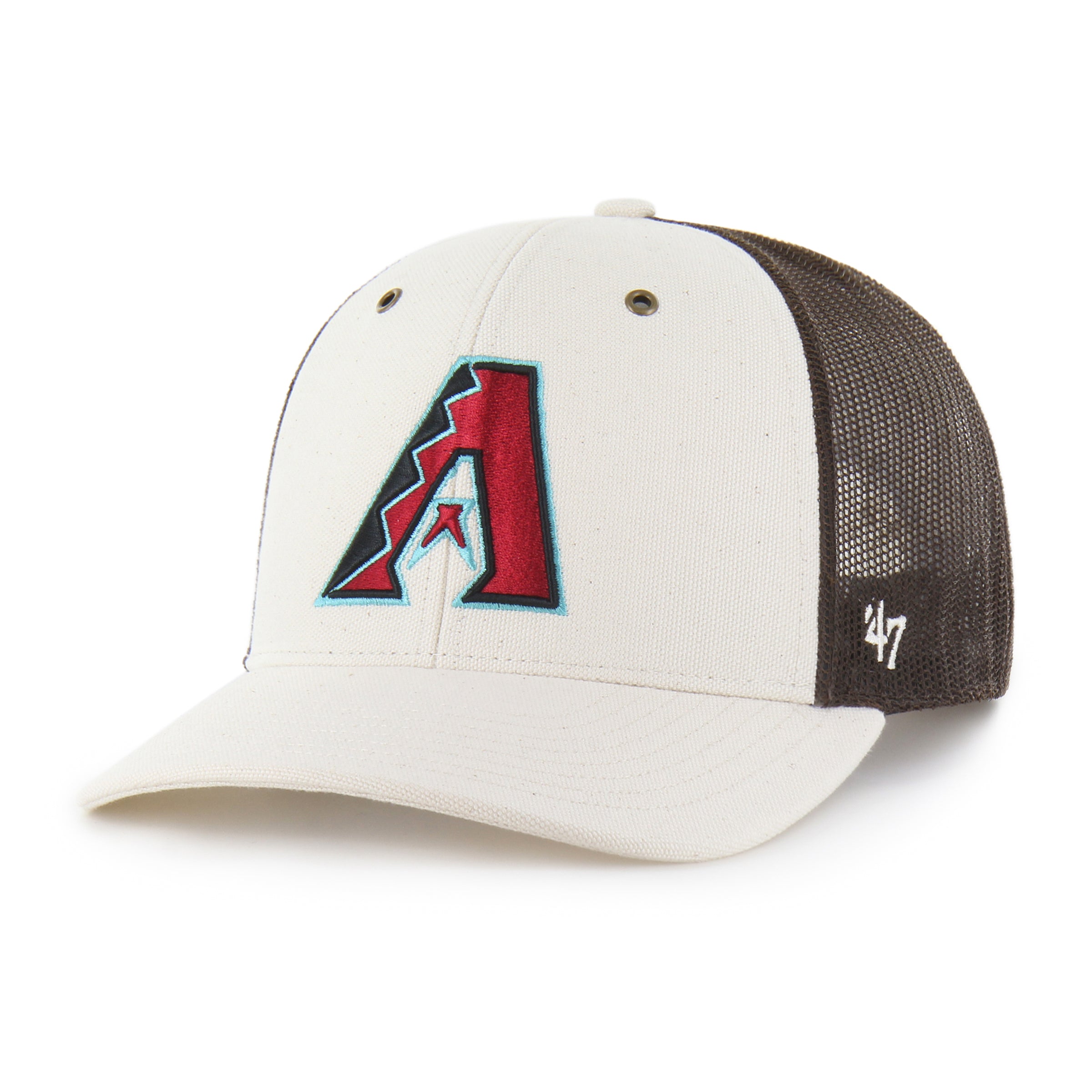 47-brand-arizona-diamondbacks-trucker-cap-natural-herren image 1