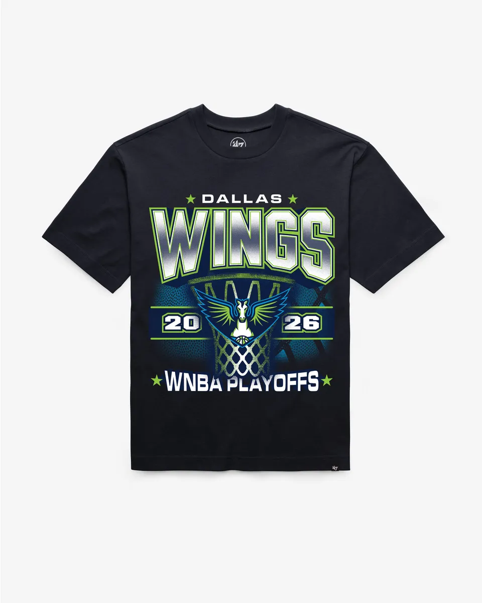 47-brand-dallas-wings-playoff-t-shirt-navy image 1