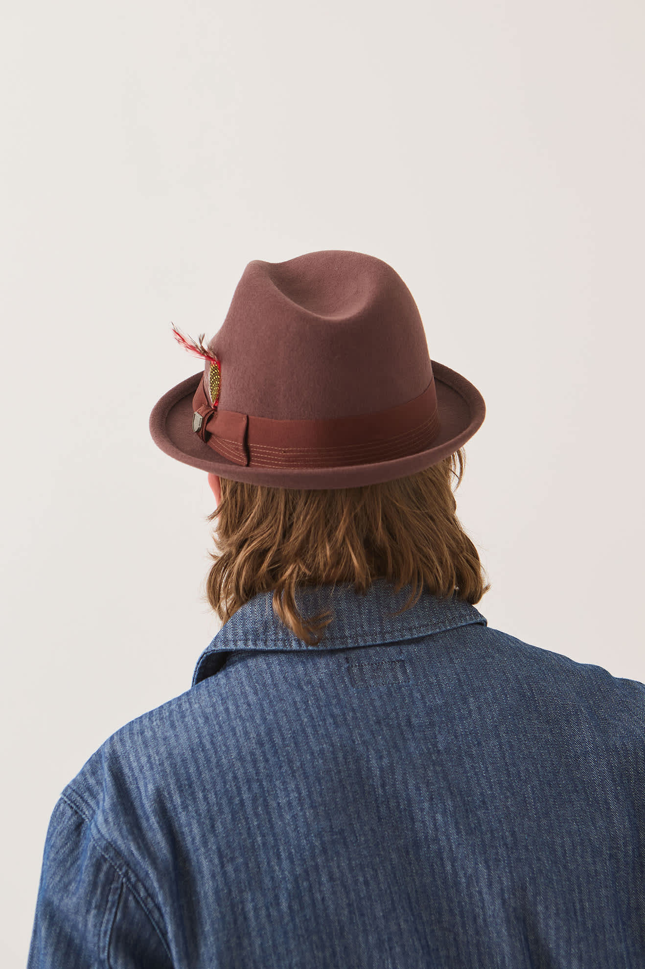 brixton-gain-fedora-hut-chestnut-braun-herren image 4