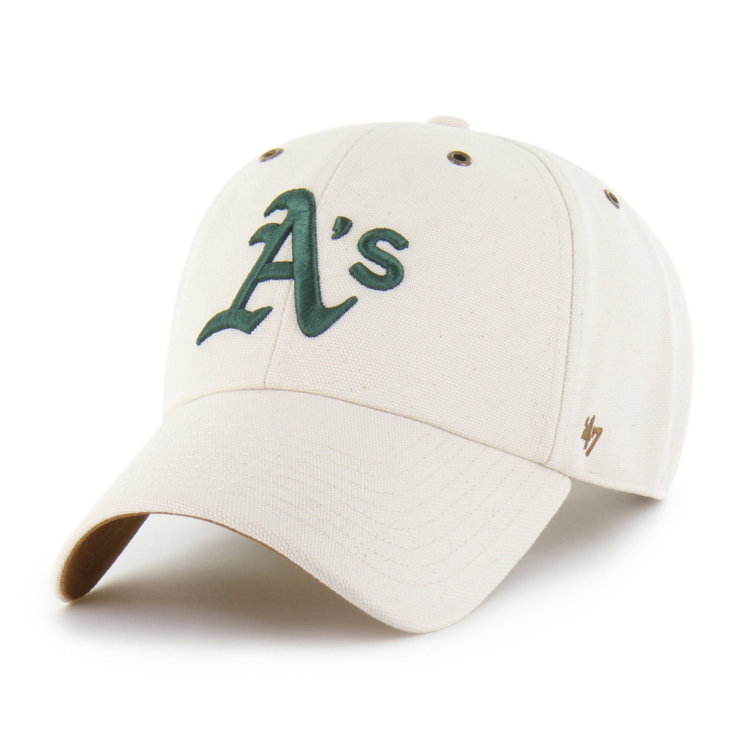47-clean-up-athletics-carhartt-cap-natural image 1