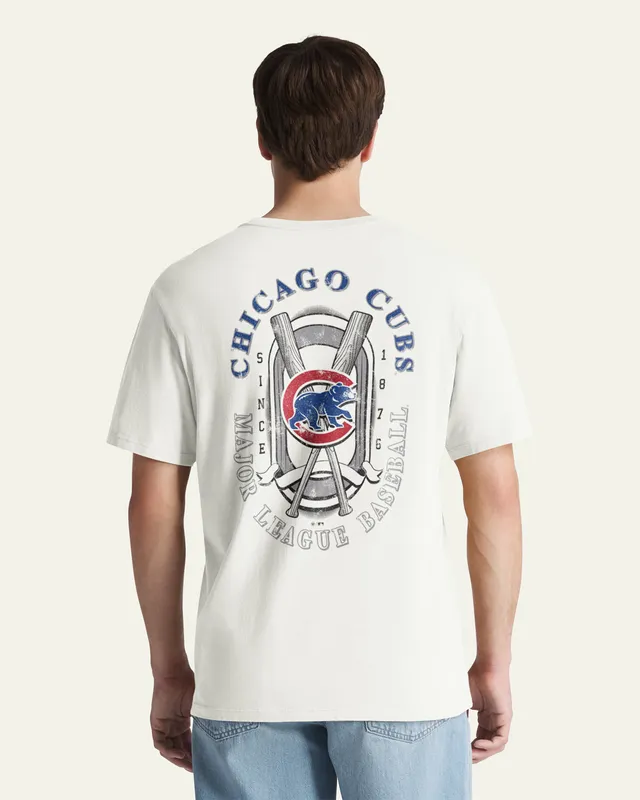 47-foundation-tee-chicago-cubs-oval-sport-herren-t-shirt-sandstein image 1