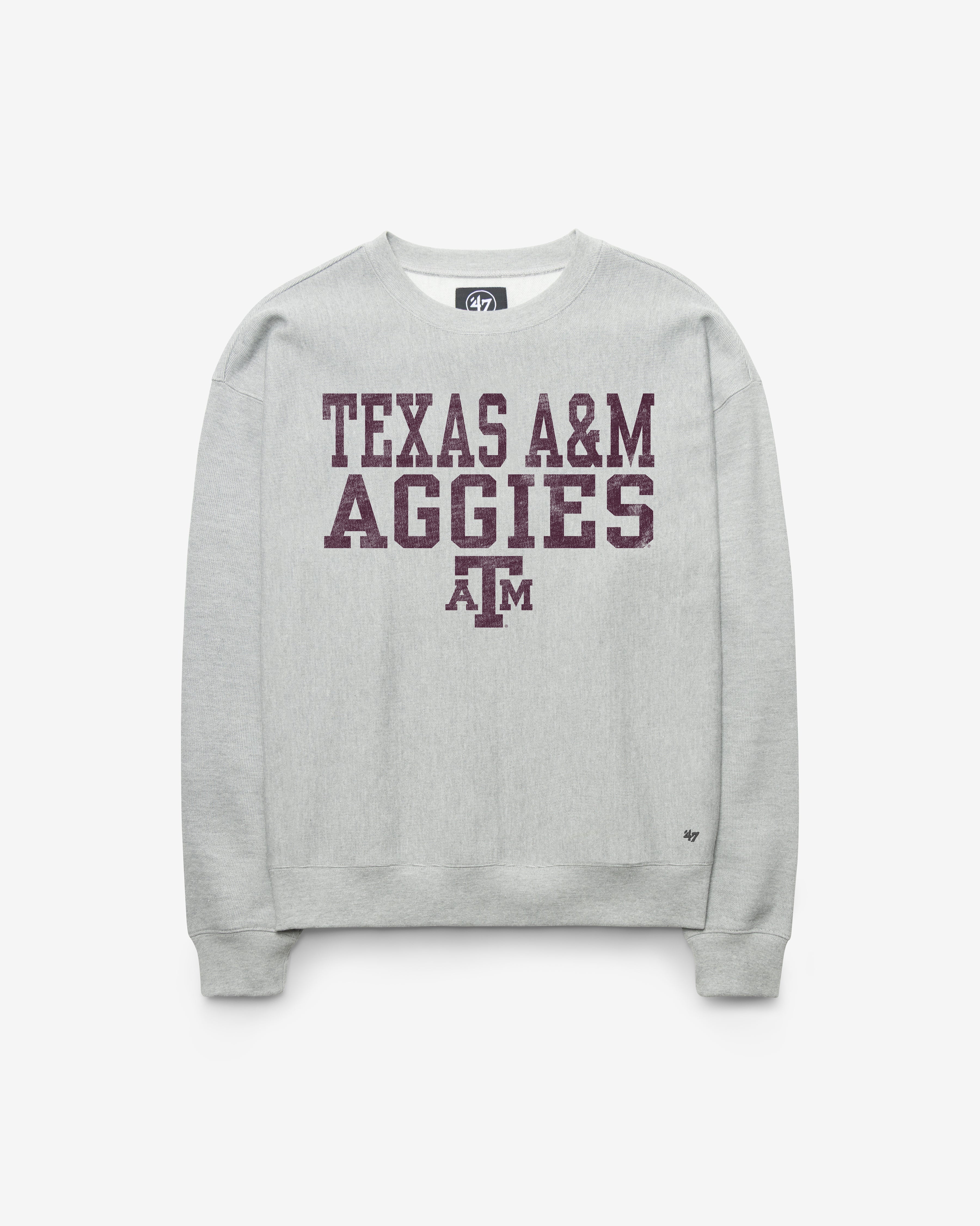 47-foundation-texas-a-m-aggies-campus-stack-sweatshirt-grau-herren image 1