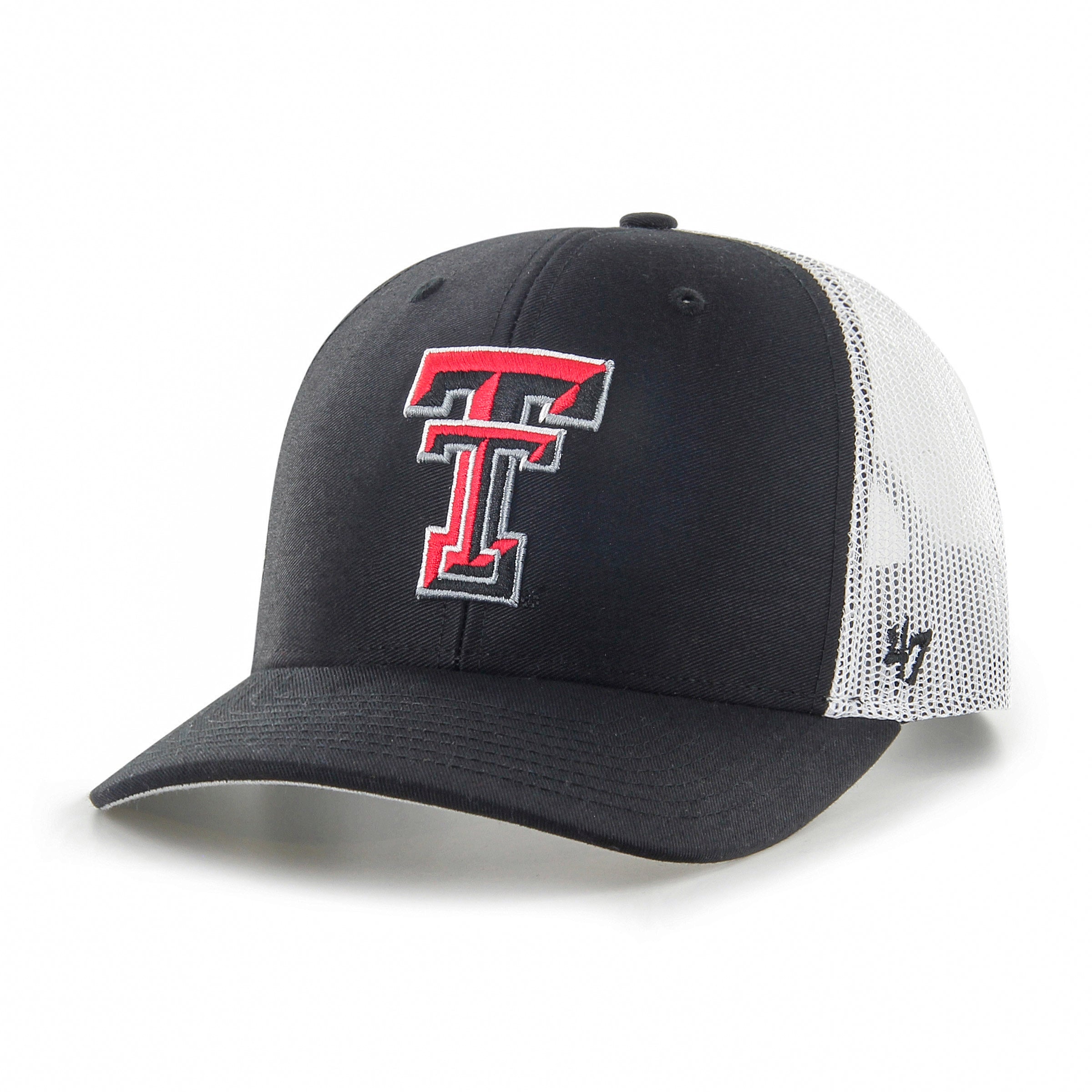 47-brand-texas-tech-red-raiders-47-trucker-cap-black-osf image 1