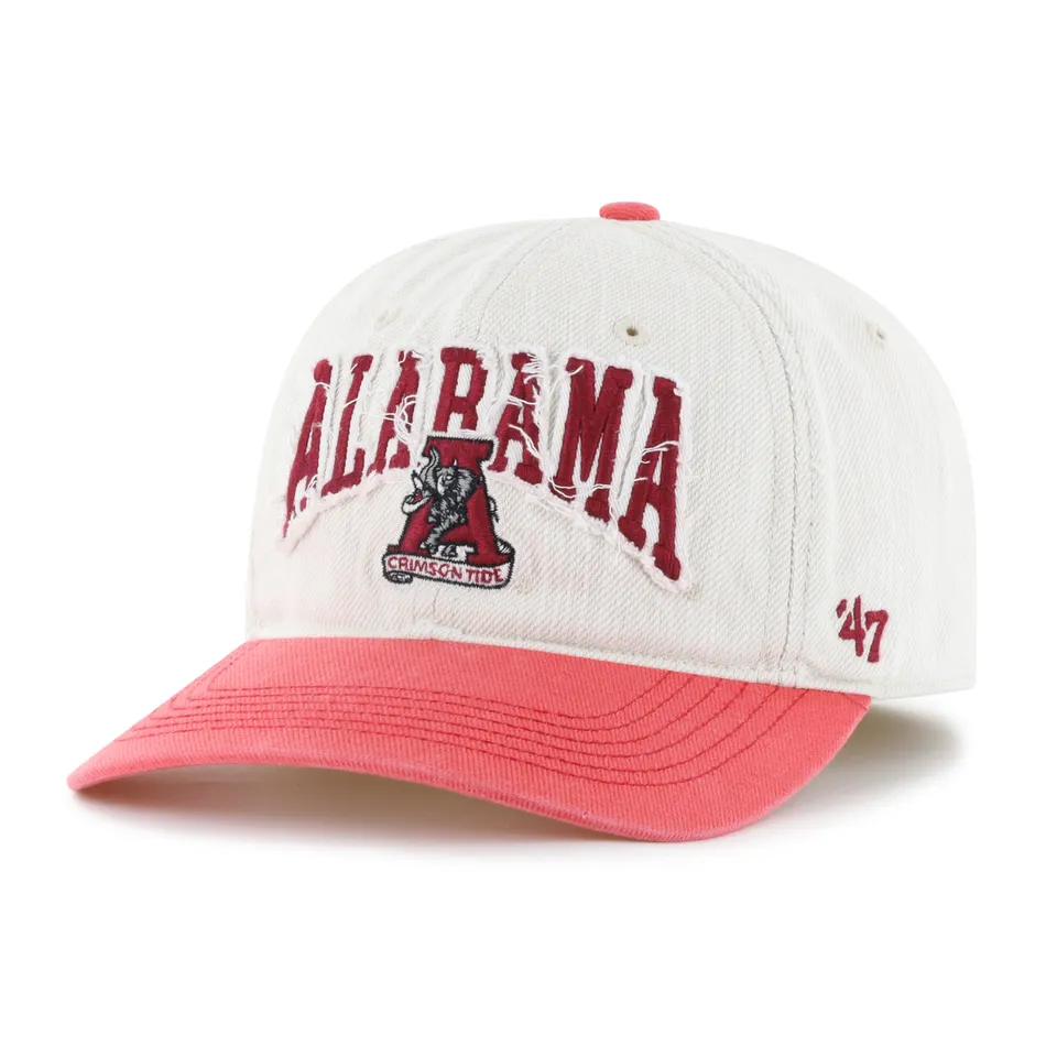 47-brand-alabama-crimson-tide-groton-franchise-cap-mojave image 1