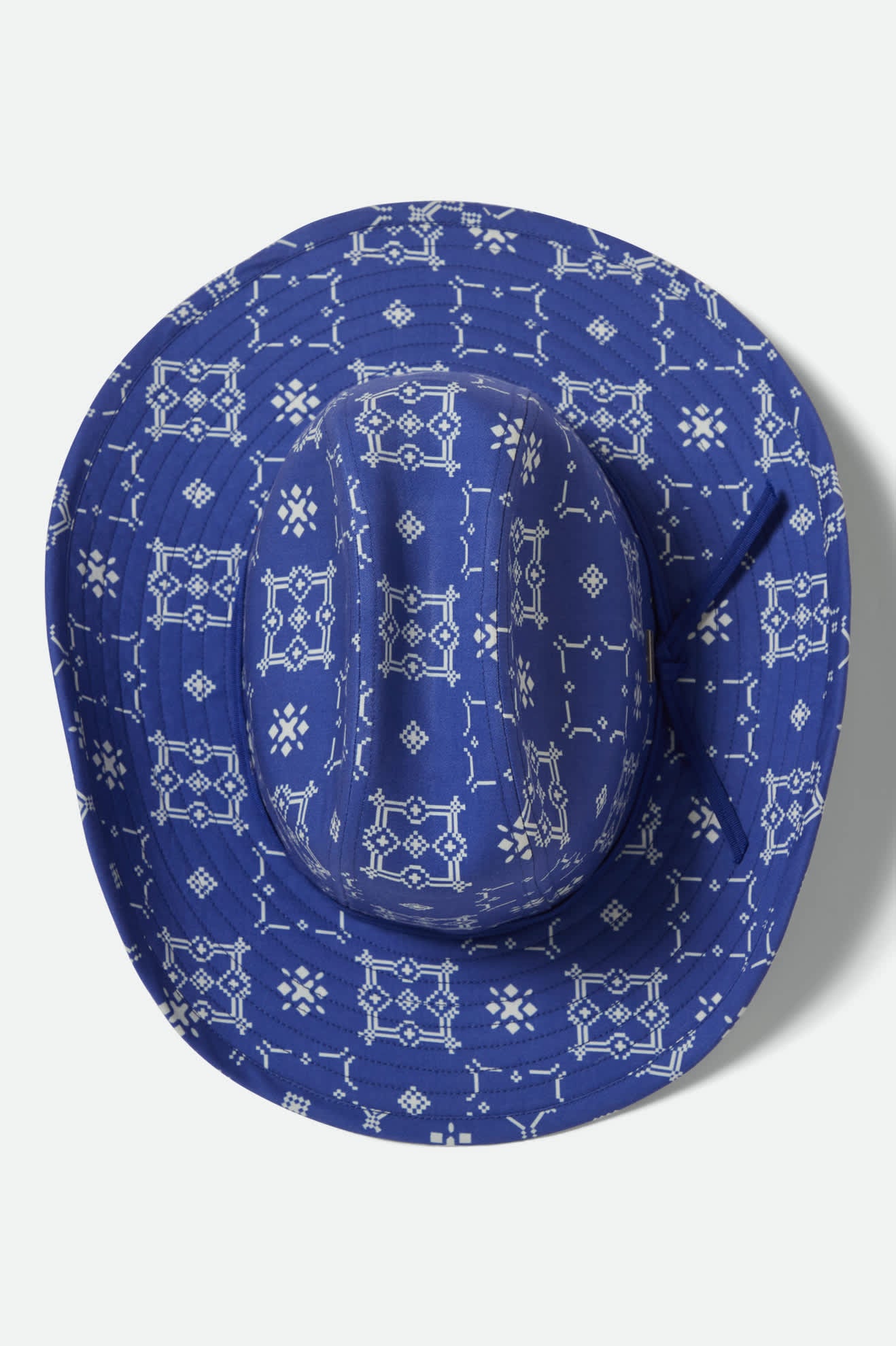 brixton-odessa-cowboyhut-sunrise-blue-white-baumwolle image 7